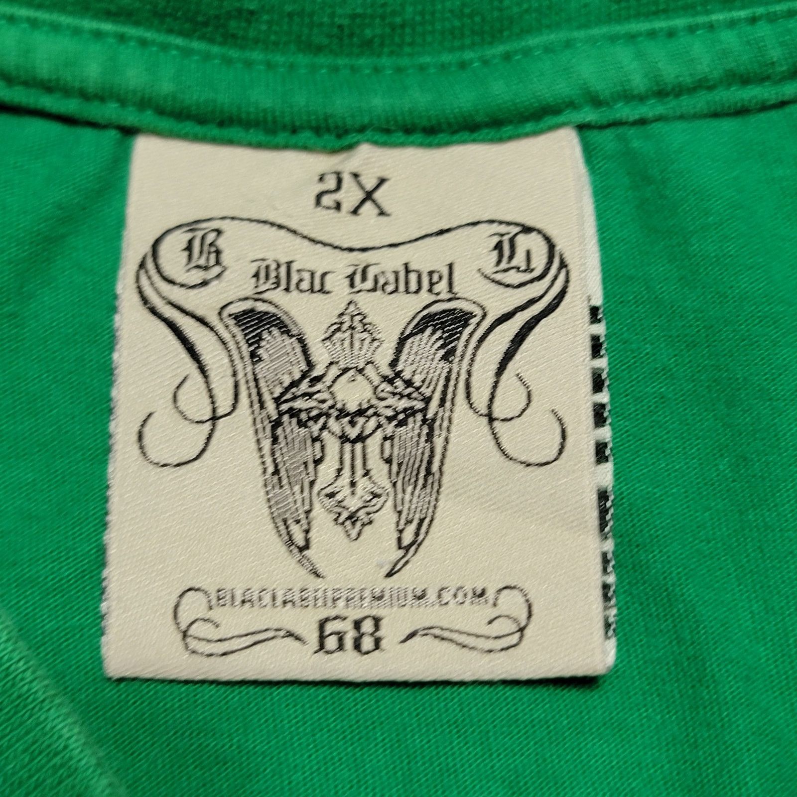 Other Blac Label Green Unisex Punk Tee "Worst Nightmare" -Size 2X* Size US XXL / EU 58 / 5 - 4 Thumbnail