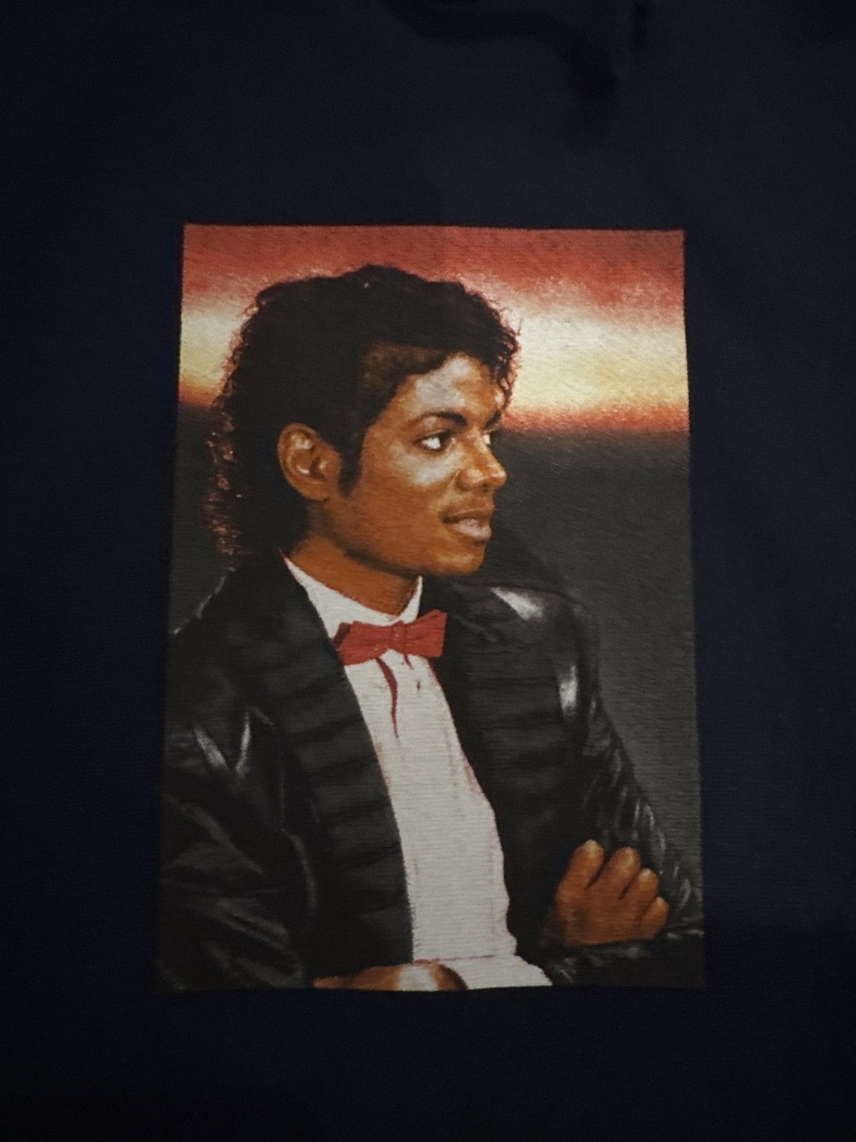 Supreme Navy Supreme Michael Jackson Hoodie Size US M / EU 48-50 / 2 - 2 Thumbnail