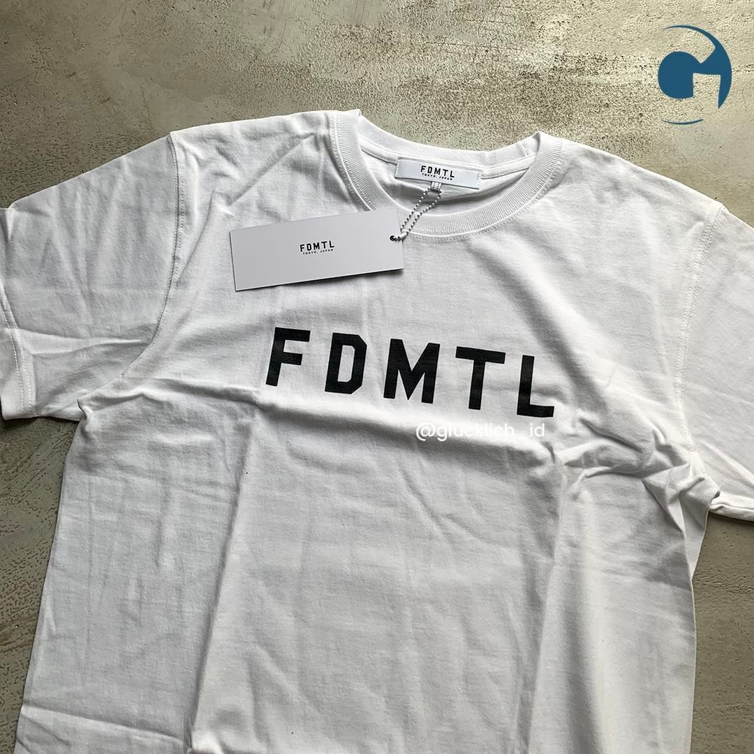 FDMTL FDMTL, Logo Indigo Tee 23SS in White Size US M / EU 48-50 / 2 - 3 Thumbnail
