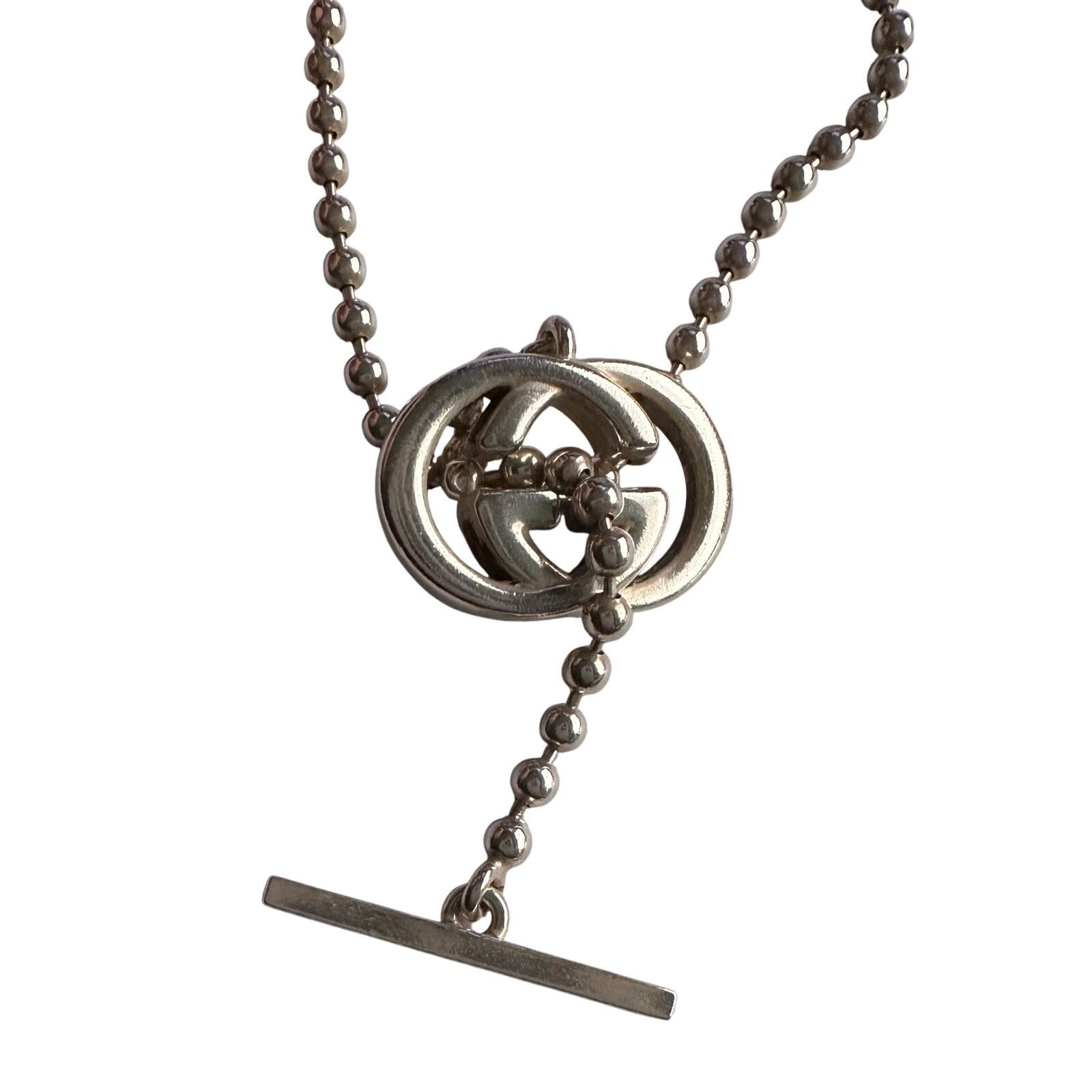 Gucci GUCCI GG Toggle Ball Chain Necklace with Box & Dust Bag Size ONE SIZE - 10 Thumbnail