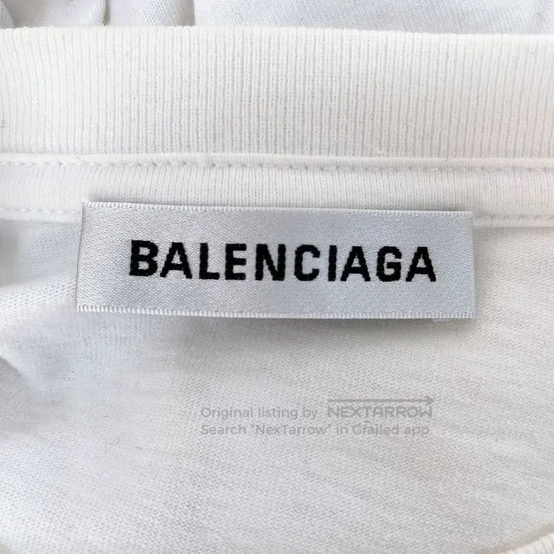 Balenciaga Balenciaga Letter Logo White T-Shirt Size US M / EU 48-50 / 2 - 7 Thumbnail