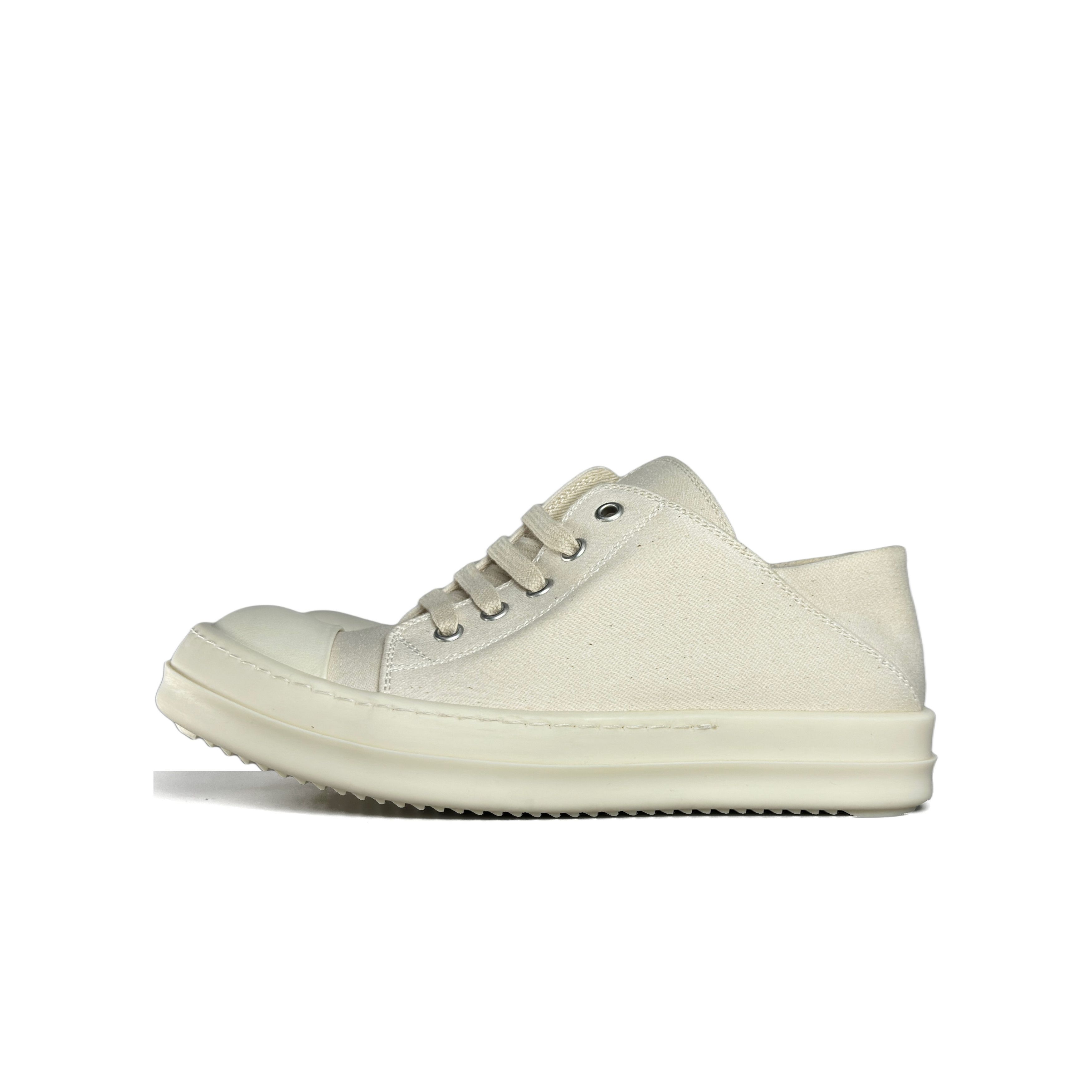 Rick Owens Drkshdw Rick Owens DRKSHDW Canvas Low-Top Sneakers Size 36 Size US 6 / IT 36 - 1 Thumbnail
