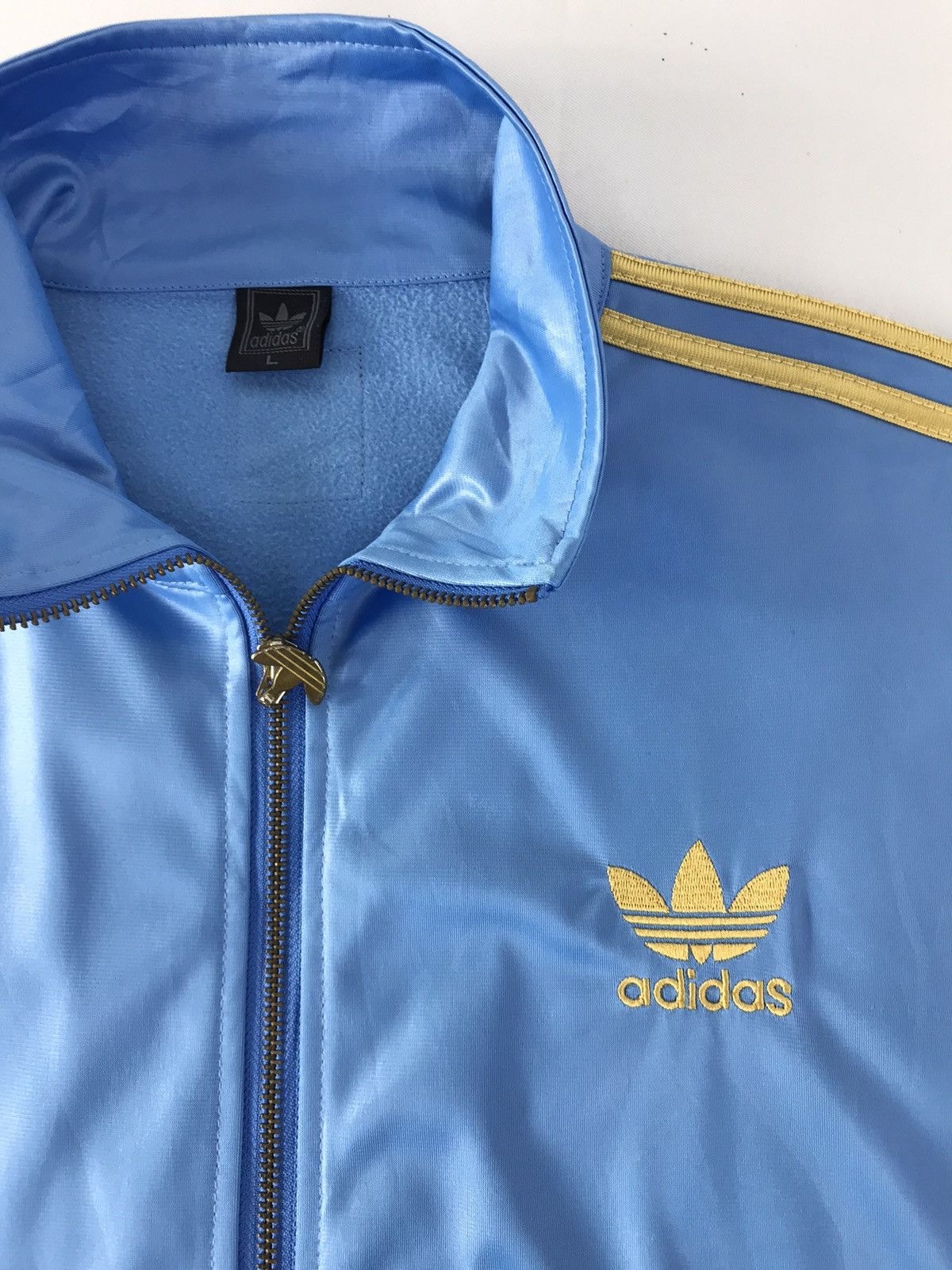 Adidas × Vintage Vintage Sweater Adidas Chile 62 Zipper Style Size US L / EU 52-54 / 3 - 5 Thumbnail