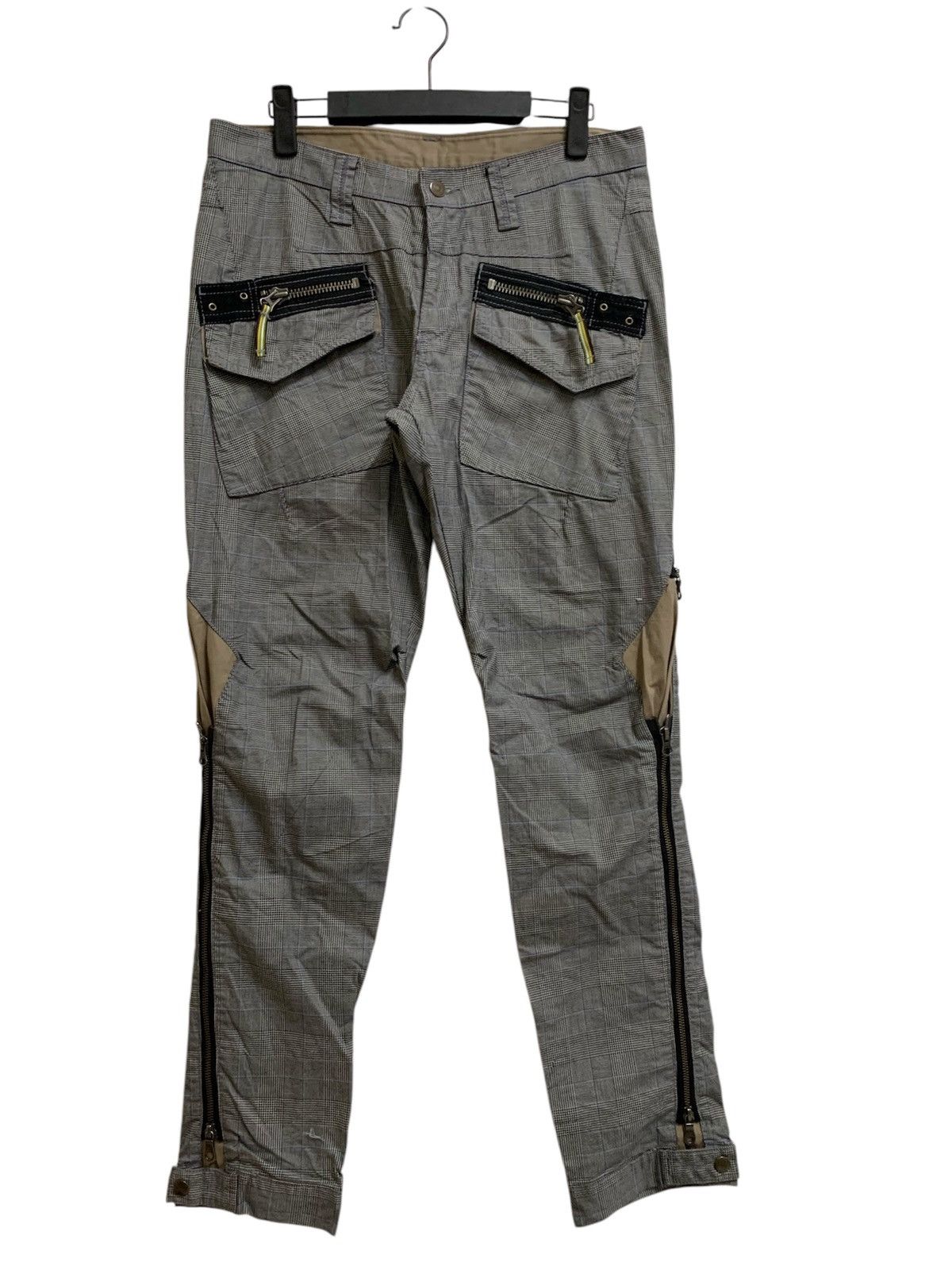 PPFM PPFM Gingham zipper pant Size US 32 / EU 48 - 2 Thumbnail