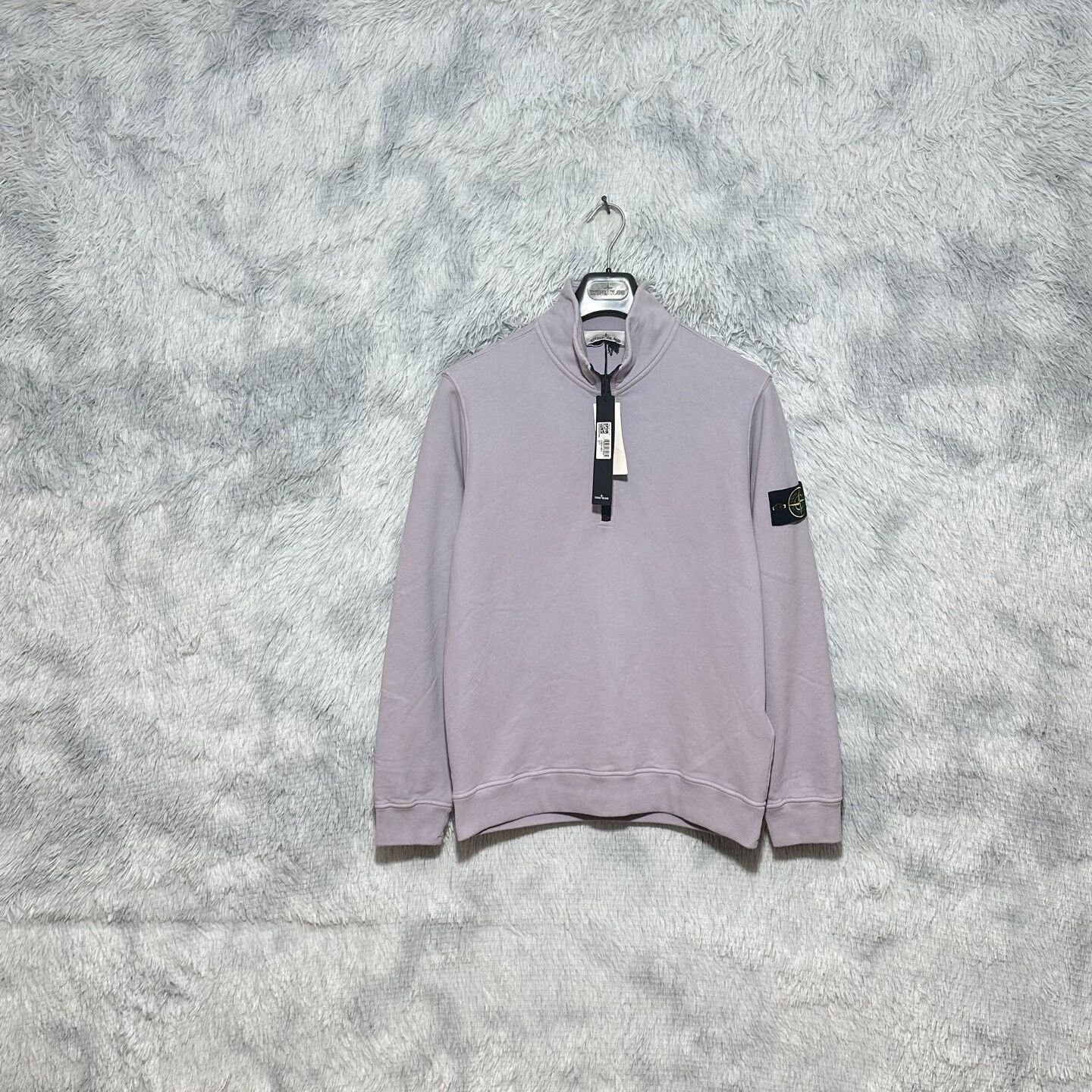 Stone Island stone island half-zip pullover in light purple Size US L / EU 52-54 / 3 - 1 Thumbnail