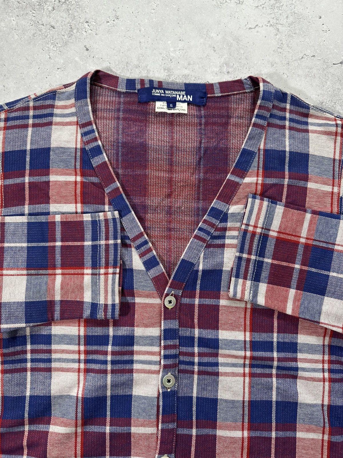 Junya Watanabe Junya Watanabe MAN Comme des Garçons 2012 Plaid Cardigan Size US S / EU 44-46 / 1 - 4 Thumbnail