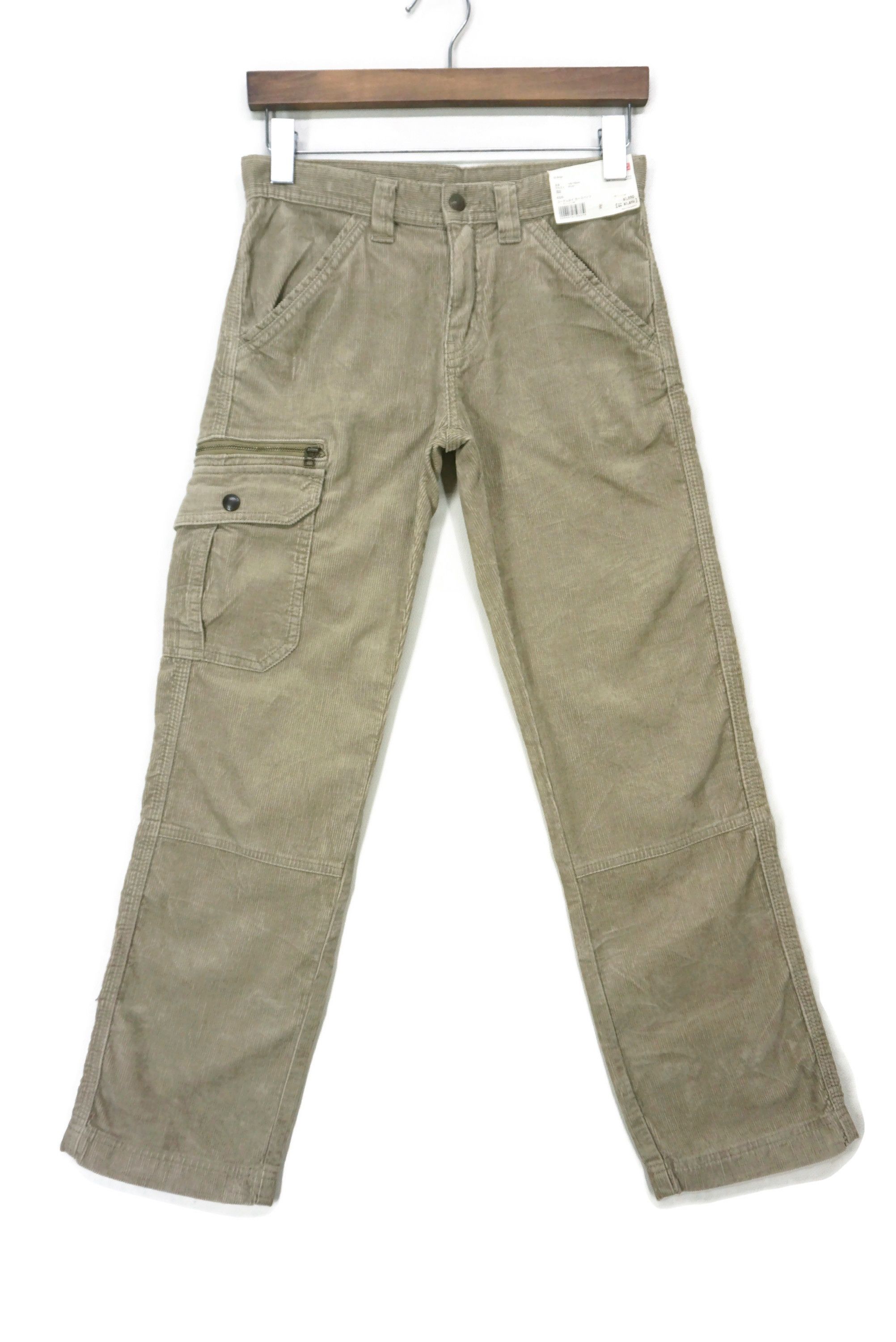 Japanese Brand Uniqlo Pants fit W28xL29 Surplus Fatigues Corduroy Cargo Size 24" / US 00 / IT 34 - 1 Thumbnail