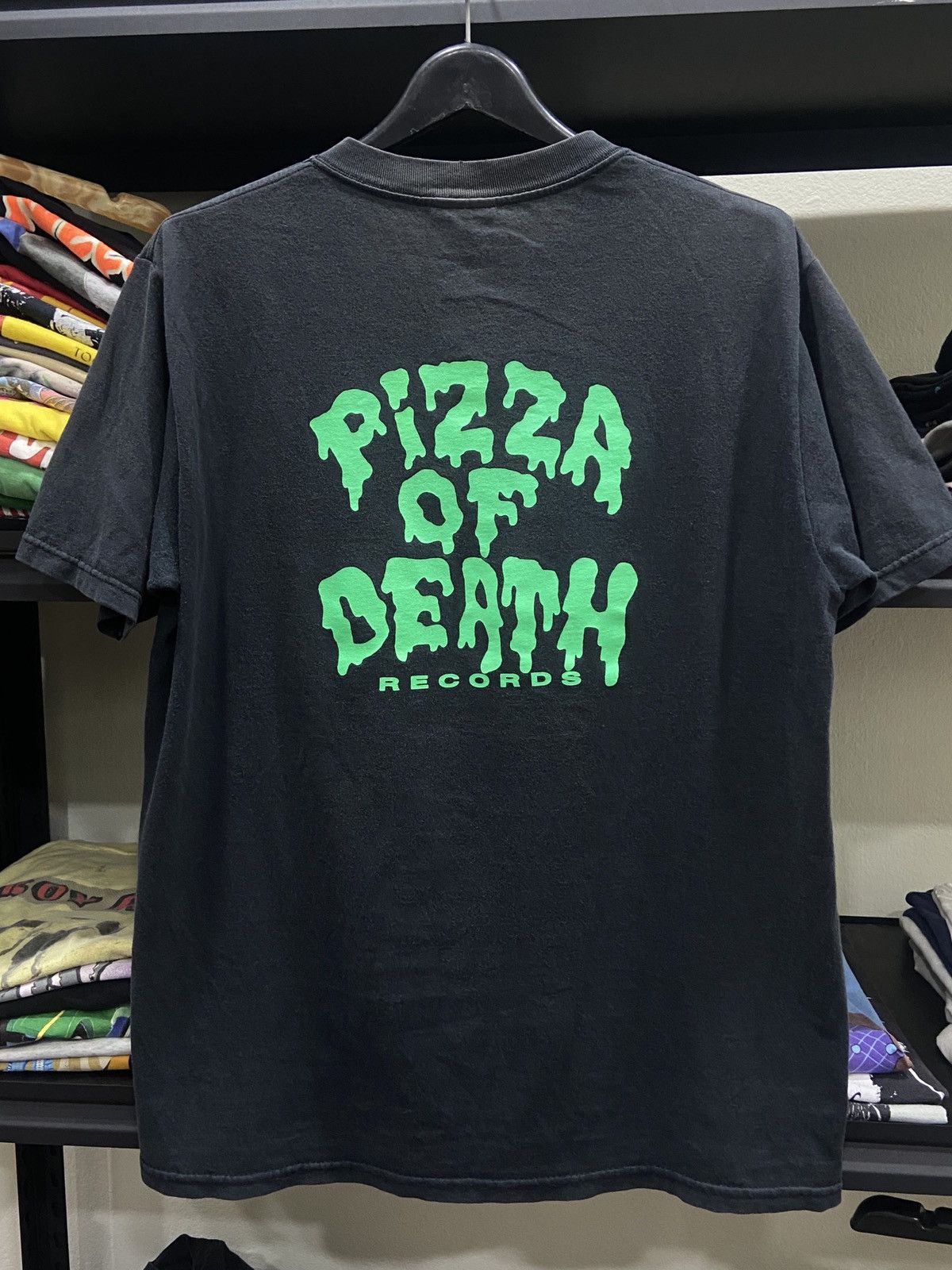 Band Tees × Vintage Y2K 00s BBQ Chickens Pizza of Death punk rock tour T-Shirt Size US L / EU 52-54 / 3 - 7 Thumbnail