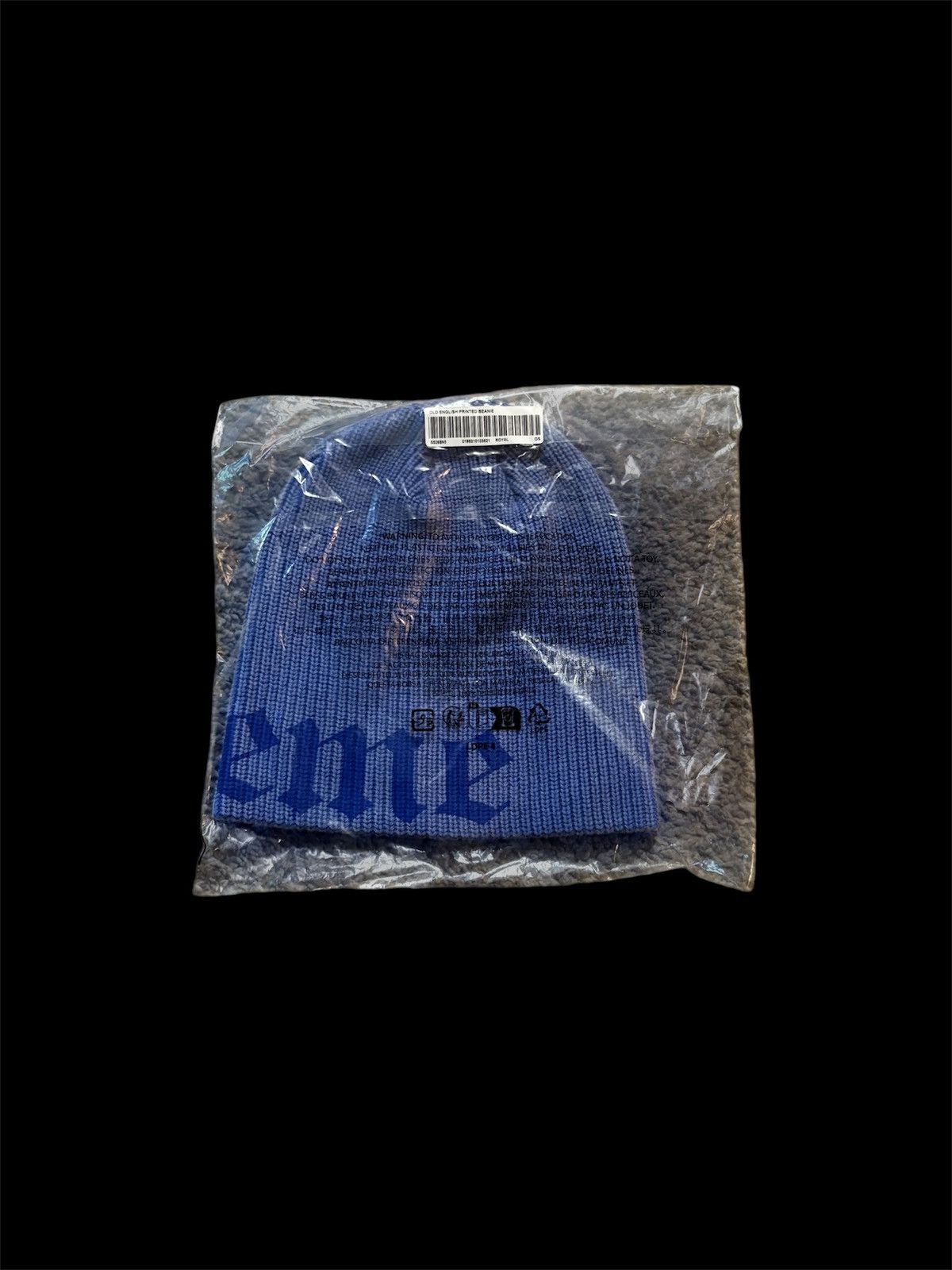 Supreme Supreme Old English Printed Beanie blue SS26 Size ONE SIZE - 2 Thumbnail