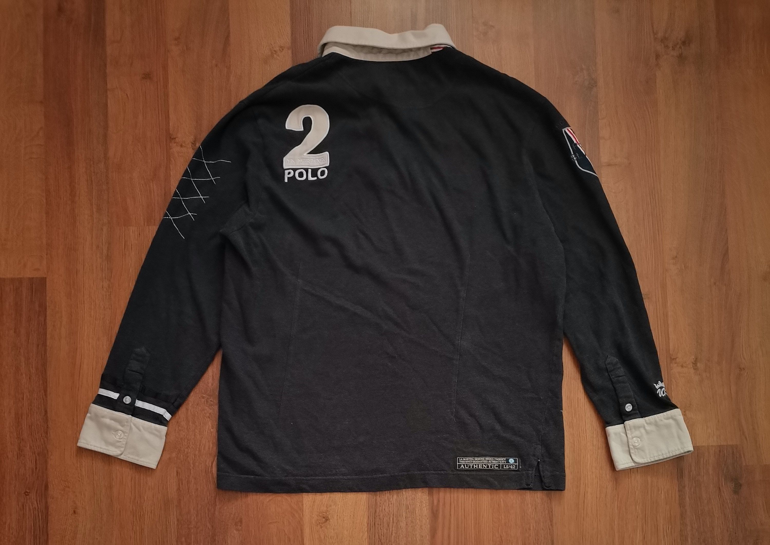 La Martina La Martina L/S Polo Size US XXL / EU 58 / 5 - 4 Thumbnail