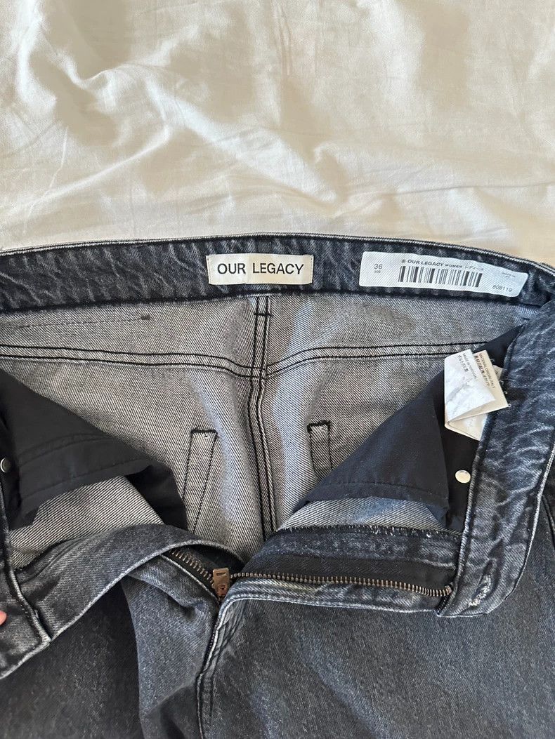 Our Legacy Our Legacy size36 Patchwork jeans wide leg pants Size 35" - 4 Thumbnail