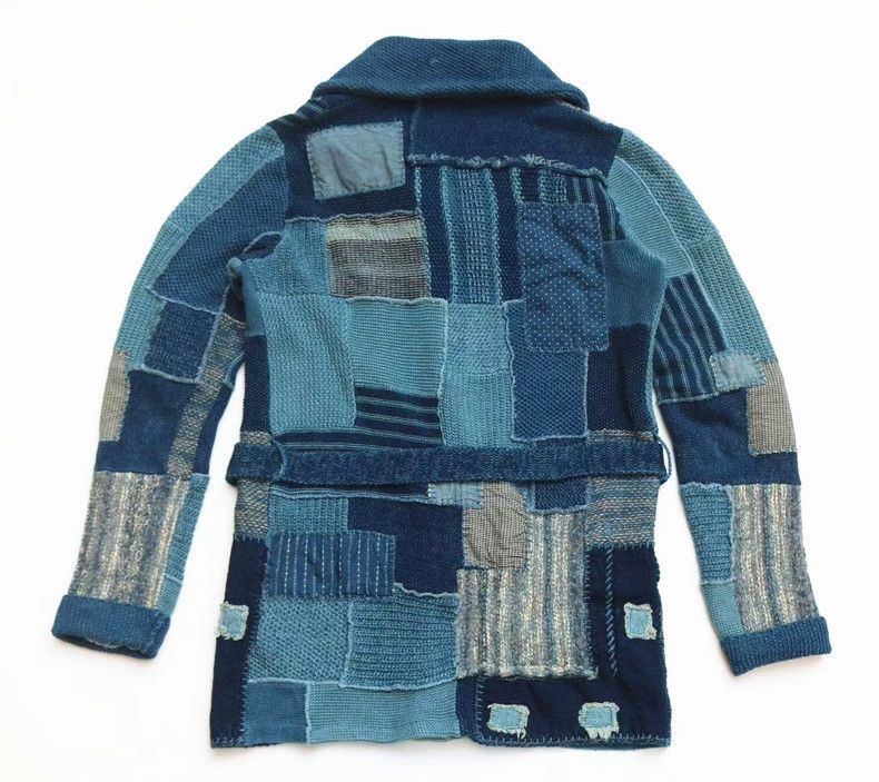 RRL Ralph Lauren RRL Ralph Lauren Women's retro blue dyed Baijia fabric pat Size M / US 6-8 / IT 42-44 - 5 Thumbnail