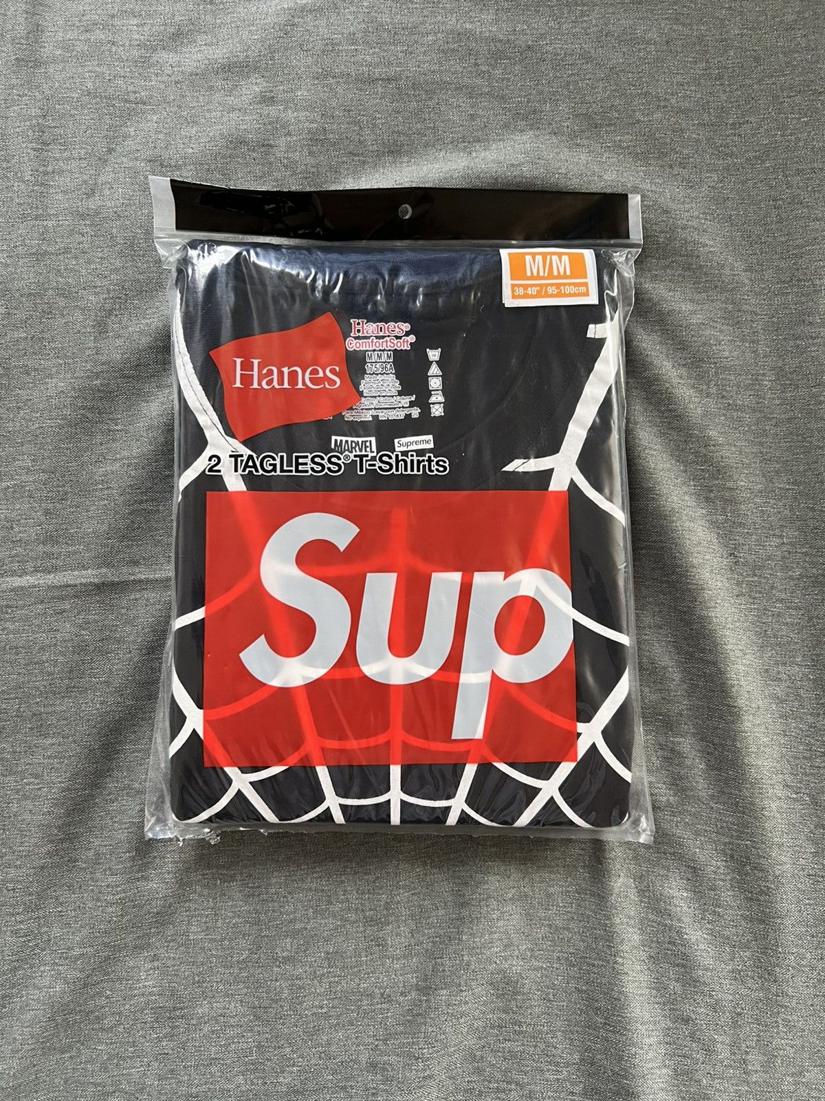 Supreme Supreme Hanes Spider Man Tagless Tee (2 Pack) Size Medium Size ONE SIZE - 1 Thumbnail