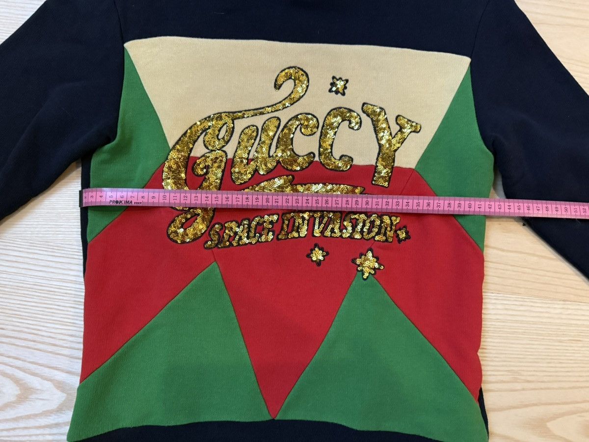 Gucci Gucci Kids Black Cotton Embroidered Sequined Logo Sweatshirt Size ONE SIZE - 7 Thumbnail
