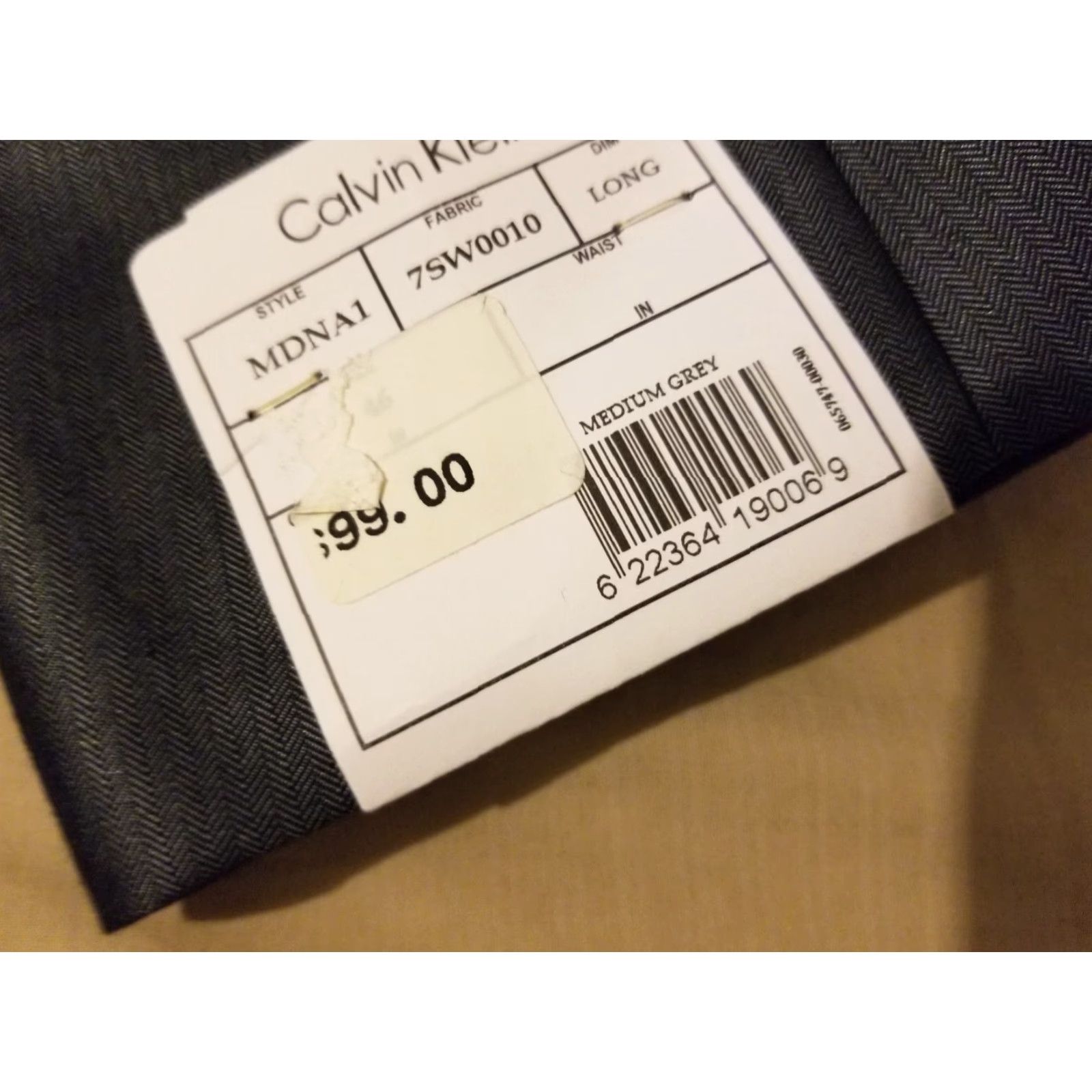 Calvin Klein Calvin Klein Blazer 3-in-1 Jacket Mens Long 46L Gray Sports Jacket Coat Size 46R - 2 Thumbnail