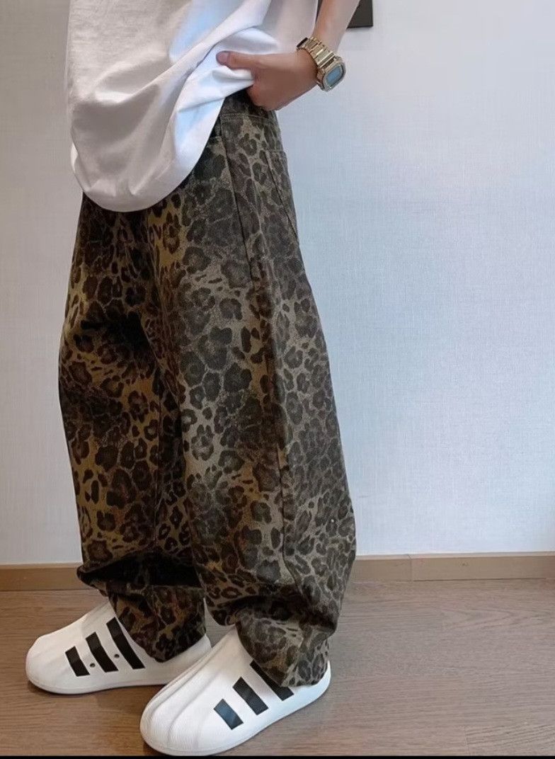 Japanese Brand Leopard harajuku Japanese style pant Size US 29 - 1 Thumbnail