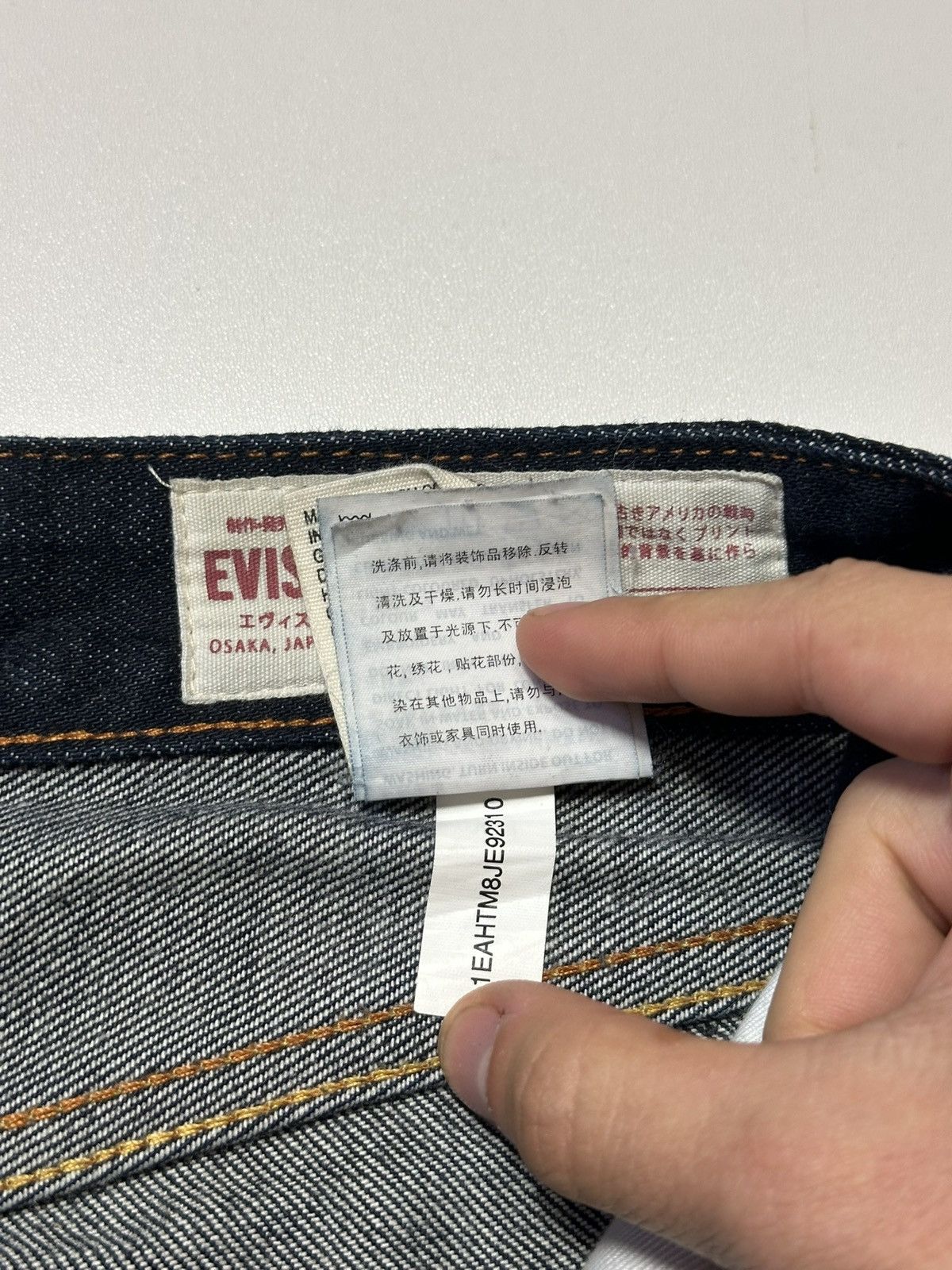 Evisu Vintage Evisu Big Daicock Selvedge Jeans Size US 31 - 16 Thumbnail