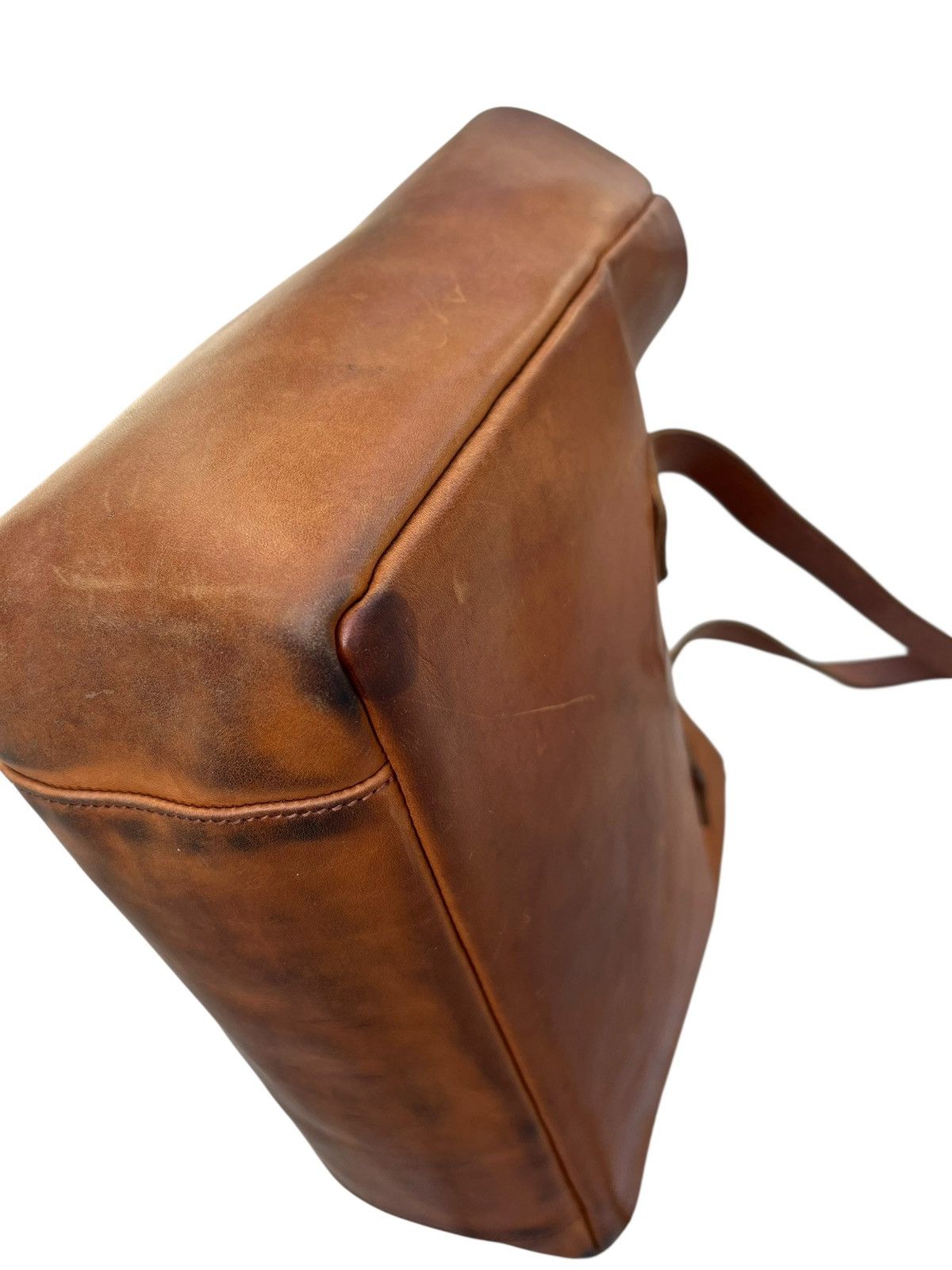 Leather Sot Japan Stains Patina Leather Toto Bag Size ONE SIZE - 14 Thumbnail
