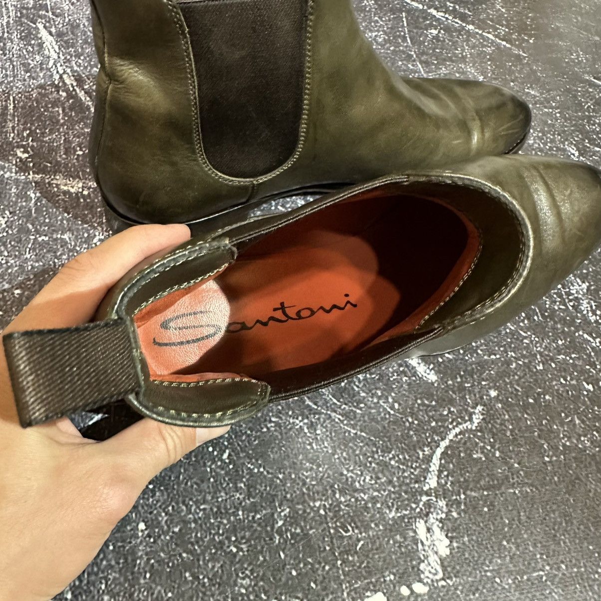 Santoni SANTONI Men’s Leather Chelsea Size 40 EU 7 US Size US 7 / EU 40 - 13 Thumbnail
