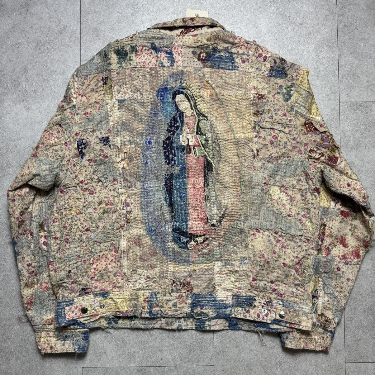 Kapital × Kapital Kountry Kapital Kountry Virgin Maria BORO SPRING 1ST Denim Jacket Size US L / EU 52-54 / 3 - 1 Thumbnail