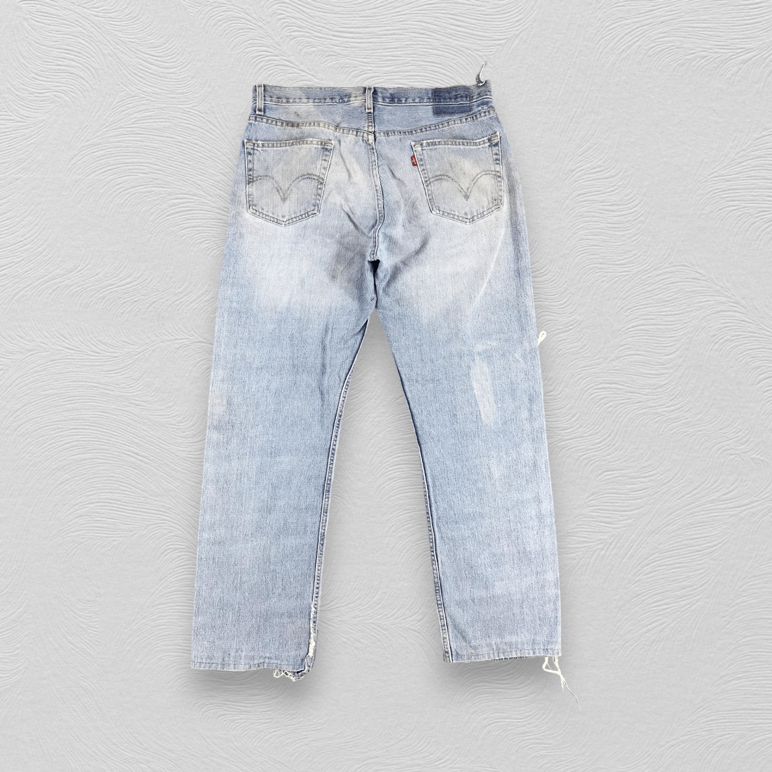 Levi's Distressed Vintage Levis 505 Jeans Stone Washed Denim KJ464 Size US 36 / EU 52 - 2 Thumbnail