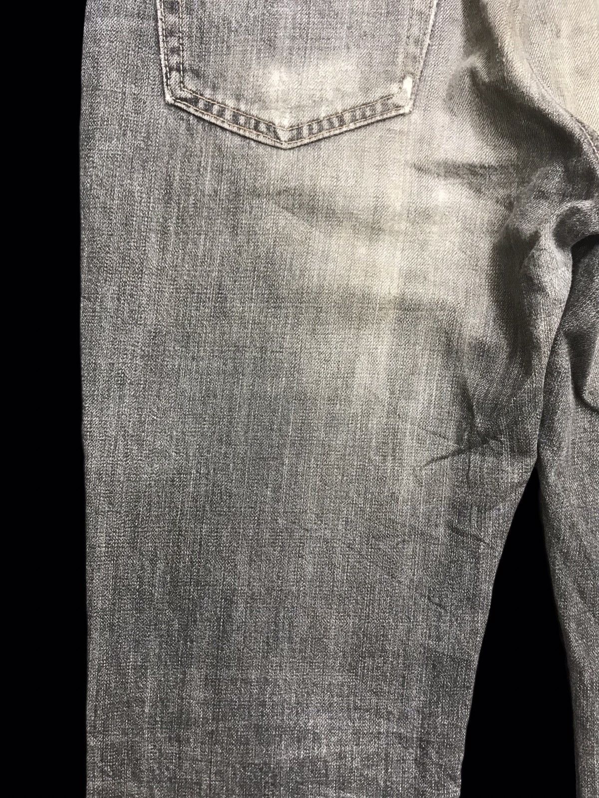 Edwin 💥THRASHED💥ARCHVL EDWIN 800SX BOTTOM DISTRESSED DENIM F244 Size US 31 - 14 Thumbnail