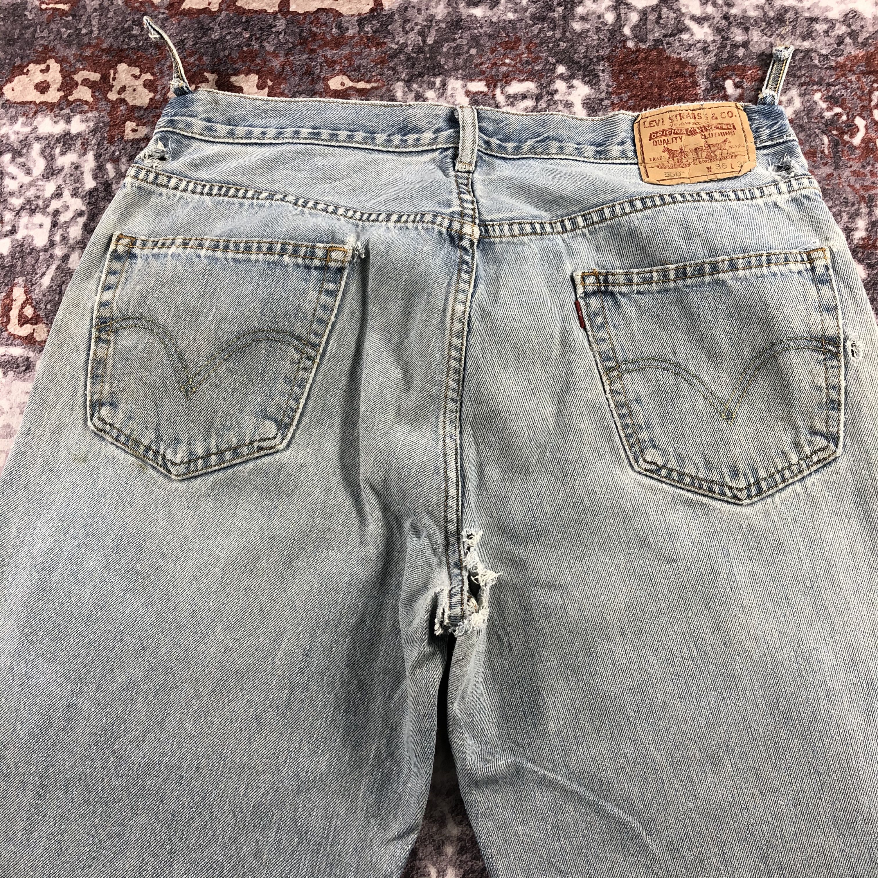 Levi's × Vintage Vintage Blue Wash Levis 550 Jeans-JM2461 Size US 36 / EU 52 - 5 Thumbnail