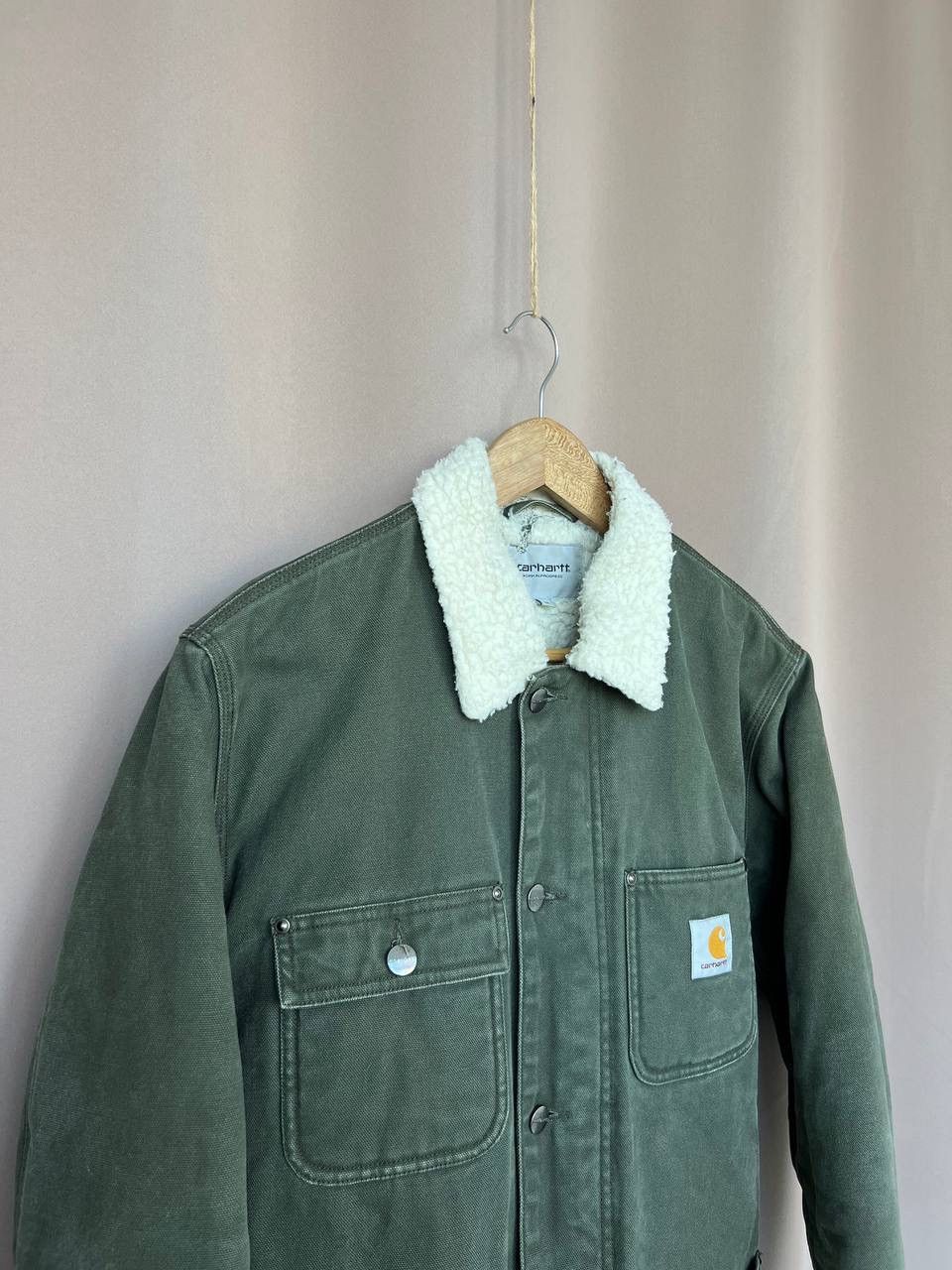 Carhartt Carhartt Men's Denim Fairmount Coat Sherpa Lined Size M Size US M / EU 48-50 / 2 - 3 Thumbnail