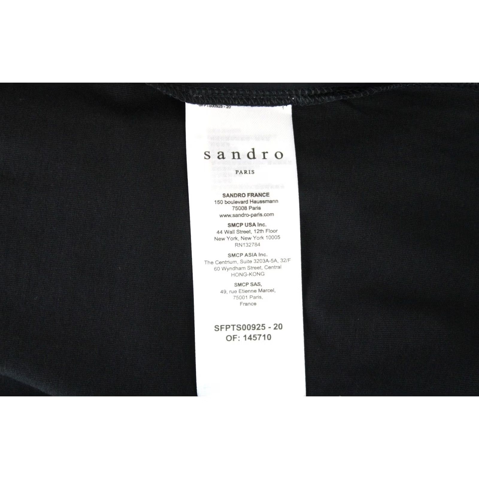 Sandro SANDRO Henria T-Shirt X Small For The Future Printed Women's Size XS / US 0-2 / IT 36-38 - 6 Thumbnail