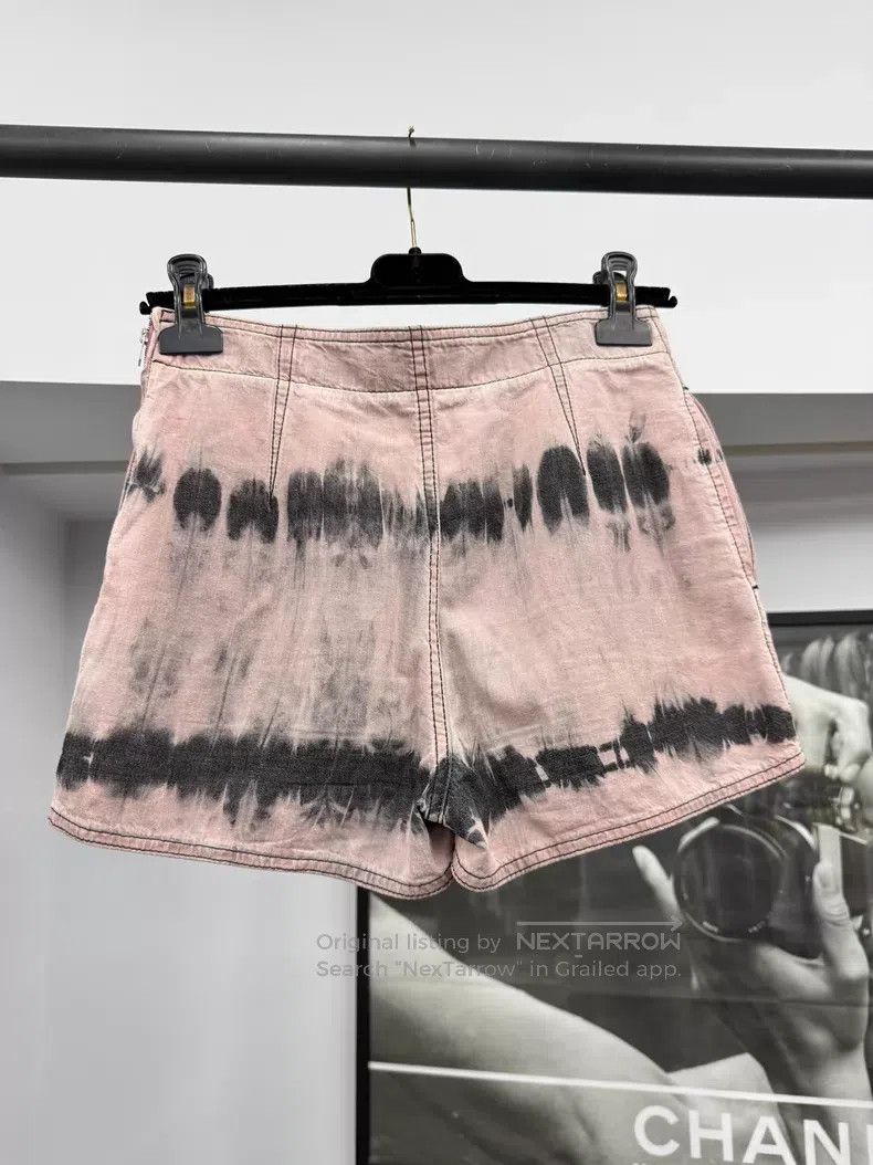 Dior Dior Pink printed tie-dyed denim shorts Size 25" / US 0 / IT 36 - 2 Thumbnail