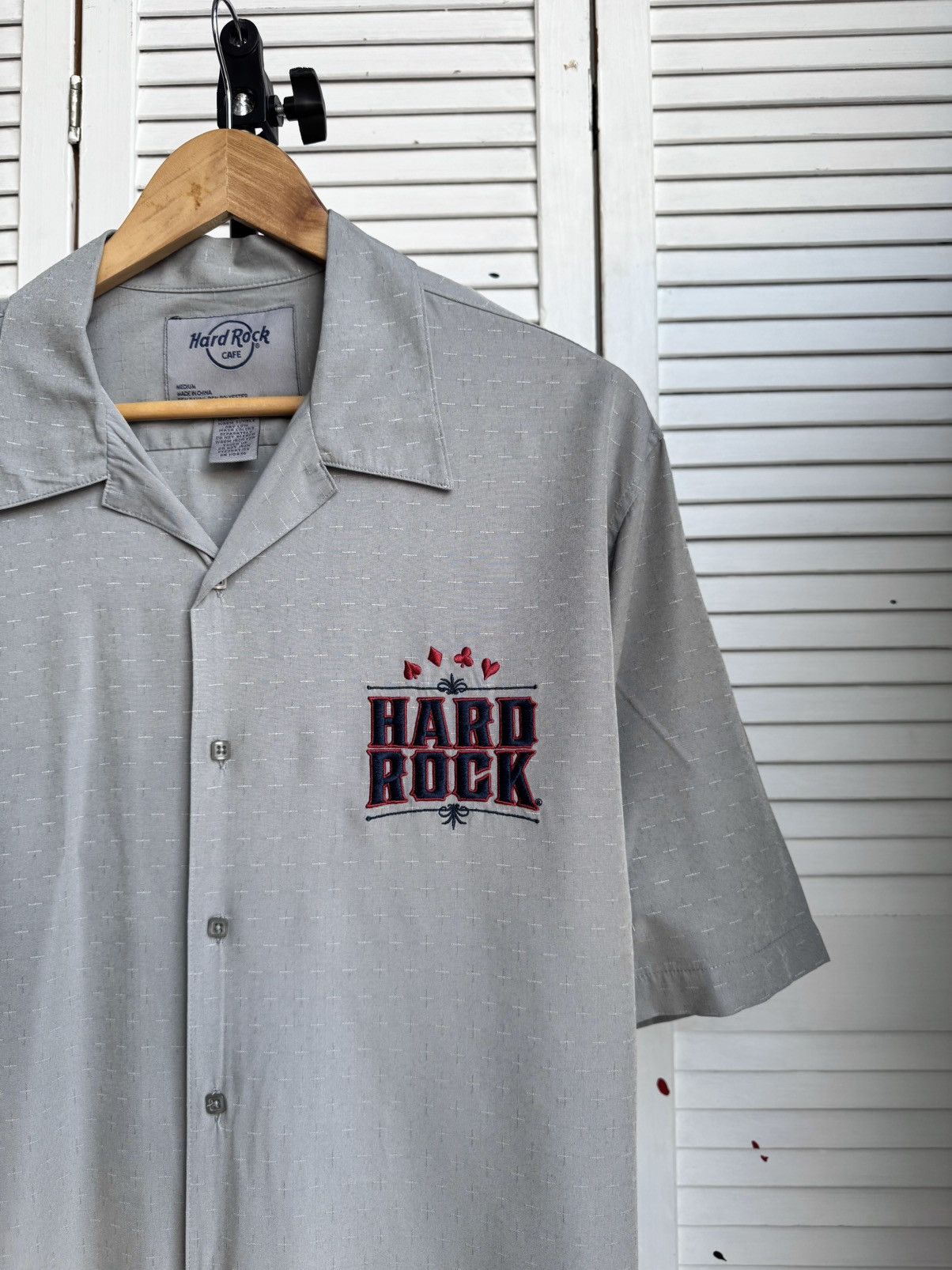 Hard Rock Cafe Vintage Hard Rock Cafe Las Vegas Button Shirt Casino Poker Size US XL / EU 56 / 4 - 5 Thumbnail