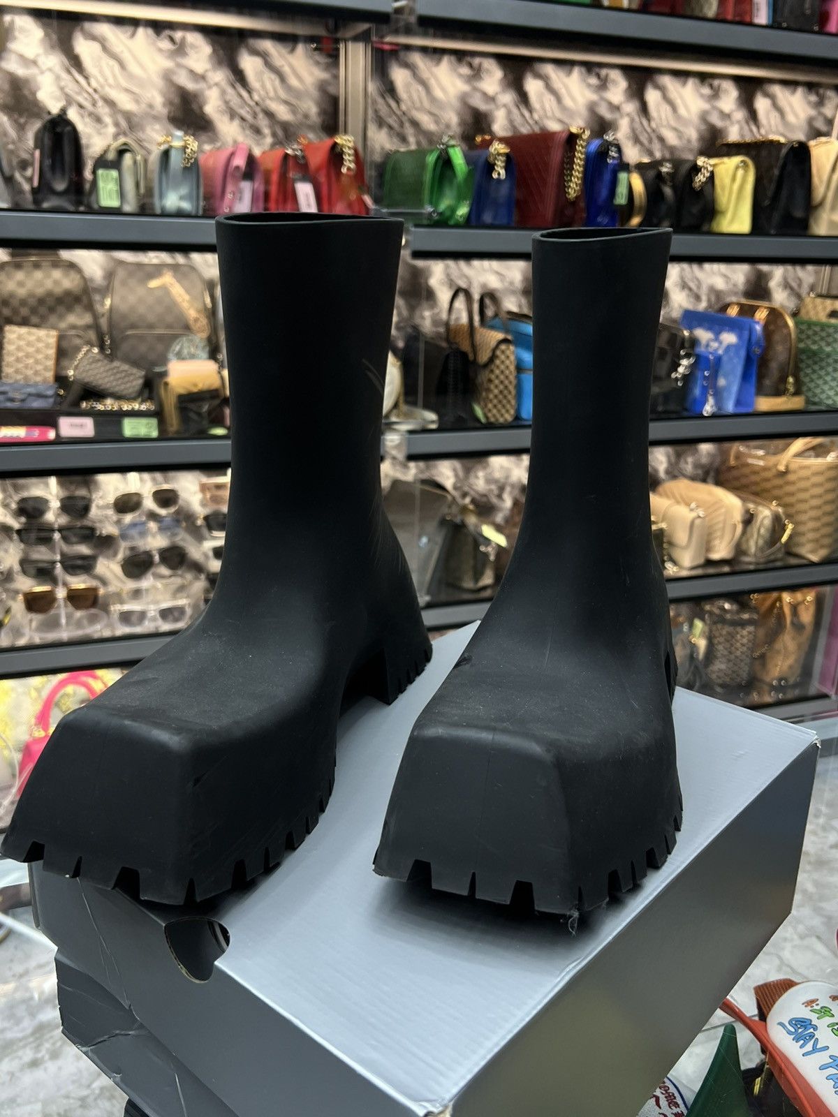 Balenciaga Balenciaga Trooper Rubber Boots Size US 11 / EU 44 - 3 Thumbnail