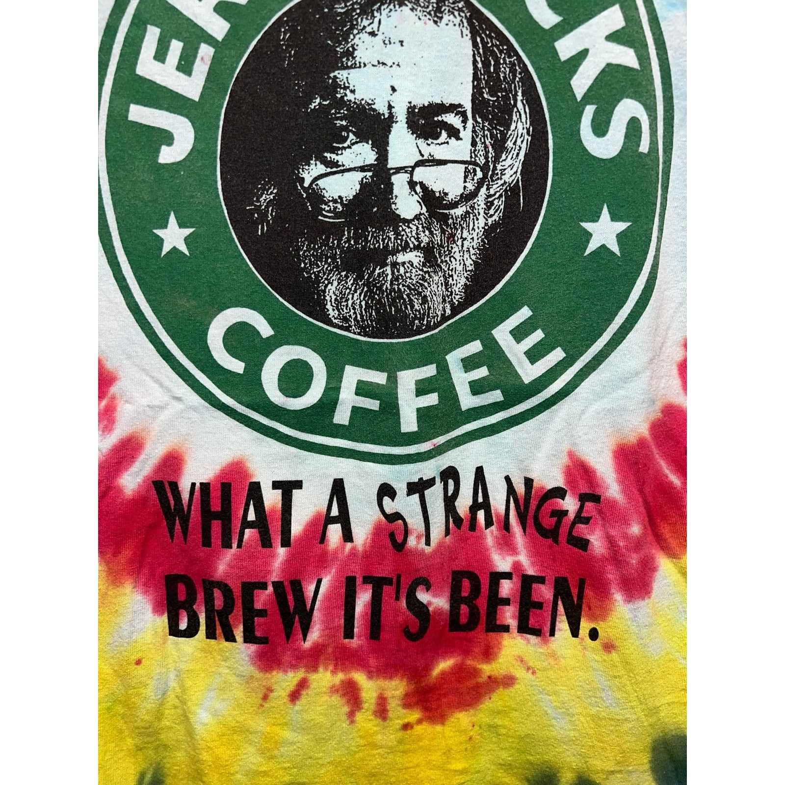 Gildan Vintage Jerrybucks Coffee Shirt Jerry Garcia Grateful Dead L Size US L / EU 52-54 / 3 - 4 Thumbnail