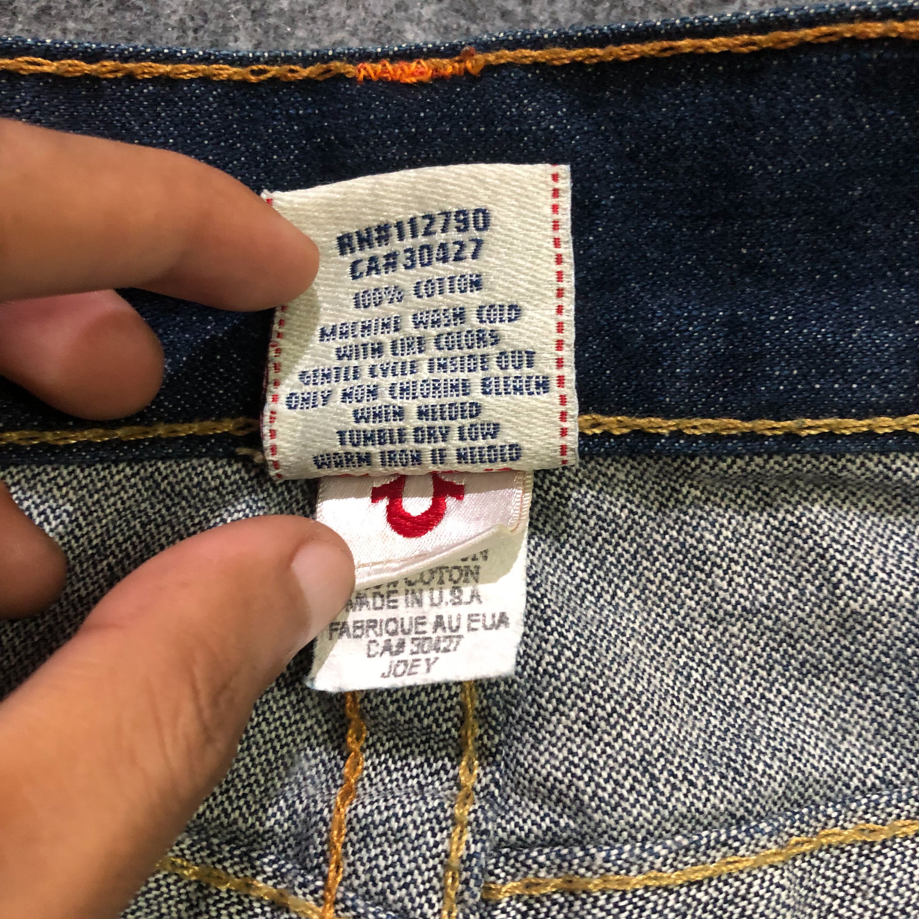 Japanese Brand True Religion Joey Super T Bootcut Jeans Denim Dark Wash Size US 29 - 7 Thumbnail