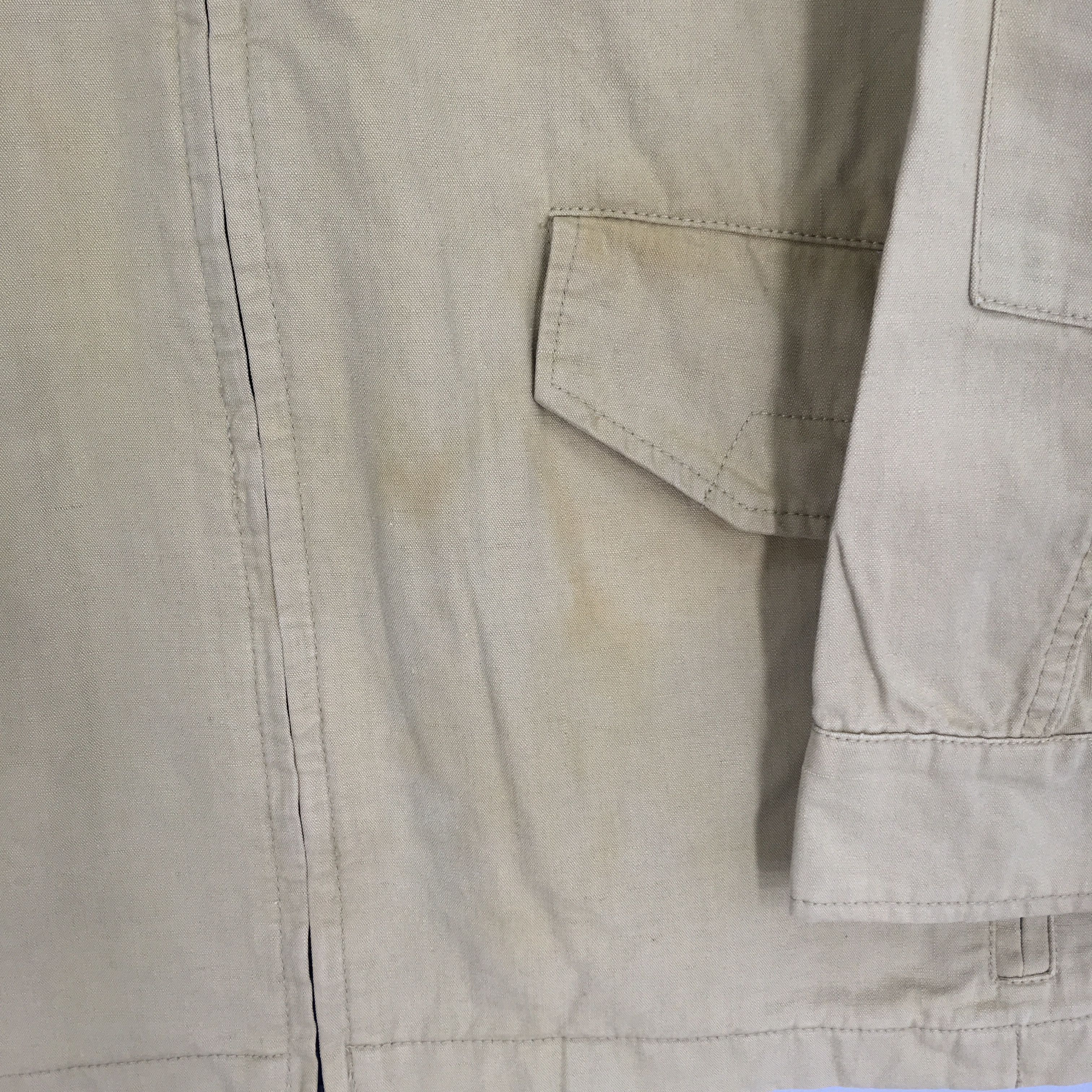 Timberland Vintage Timberland Workwear Chore Beige Denim Jacket Size US M / EU 48-50 / 2 - 6 Thumbnail