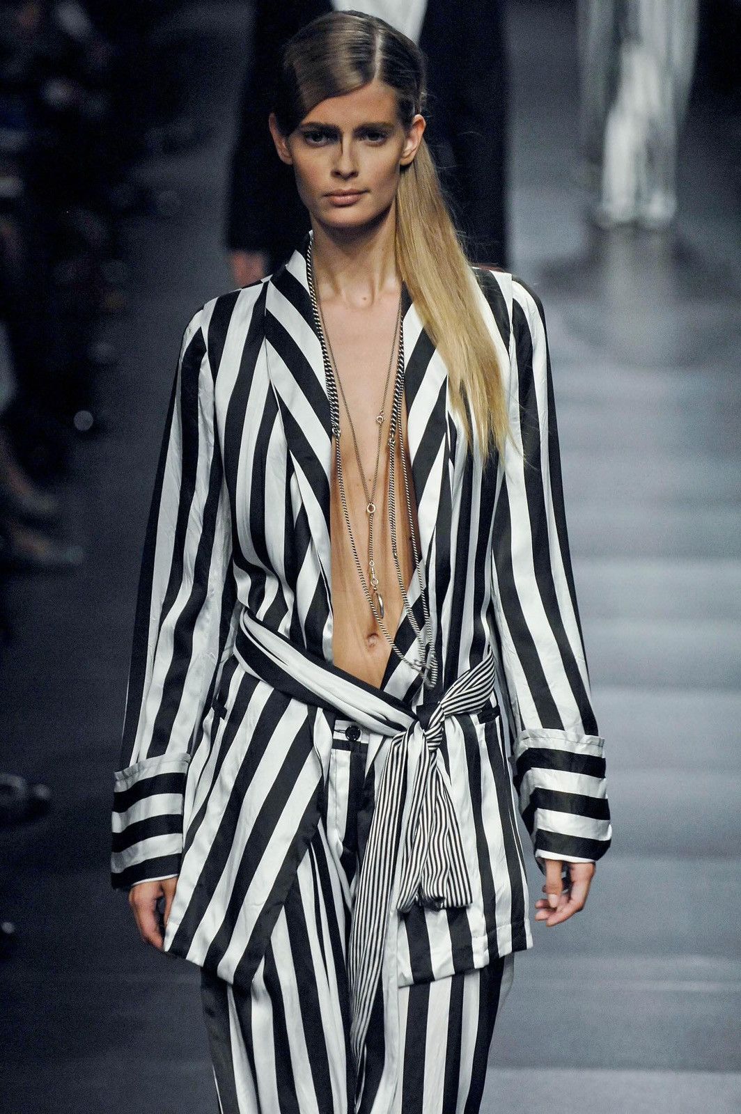 Ann Demeulemeester Ann Demeulemeester SS08 Kimono Oversized Wrap Long Jacket Size US XS / EU 42 / 0 - 11 Thumbnail