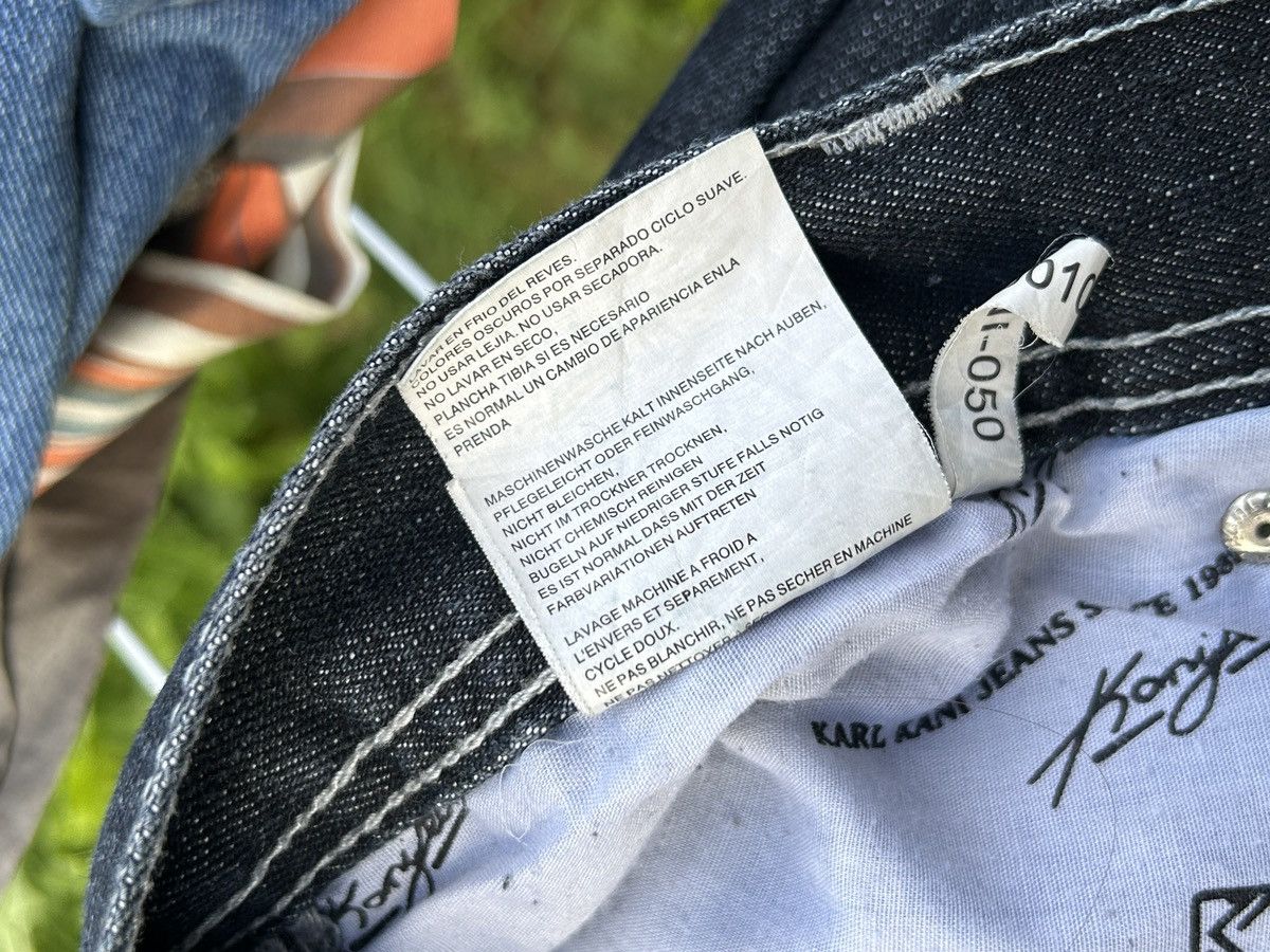 Karl Kani Vintage Karl Kani Big Embroidered Logo Denim Jeans 32 Size US 32 / EU 48 - 14 Thumbnail
