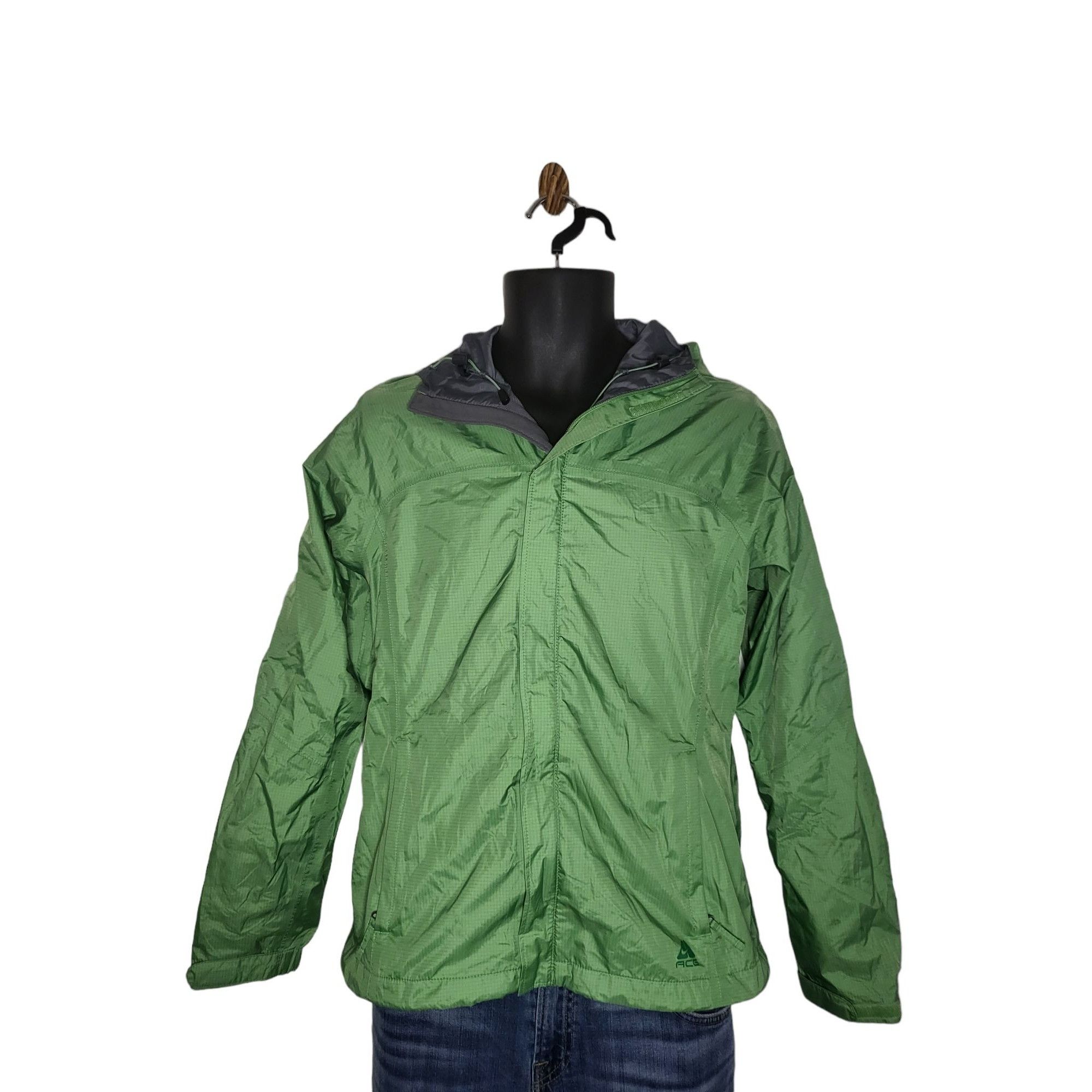 Nike Nike ACG Fit Storm Green Hooded Jacket Women Sz S Button Up Size S / US 4 / IT 40 - 1 Thumbnail