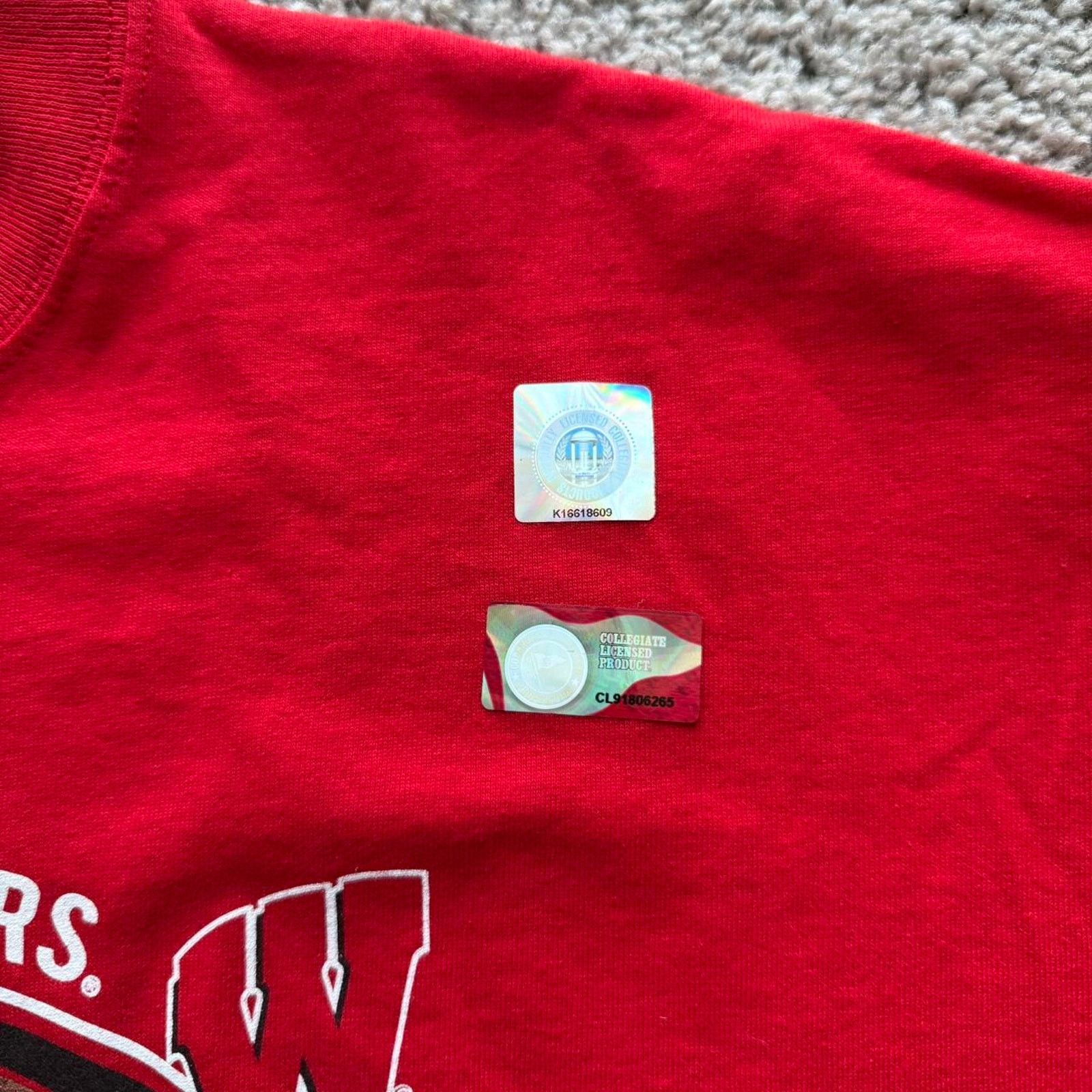 Other Y2k 2010 Wisconsin Badgers Big Ten Champions Red T-shirt XL Size US XL / EU 56 / 4 - 4 Thumbnail