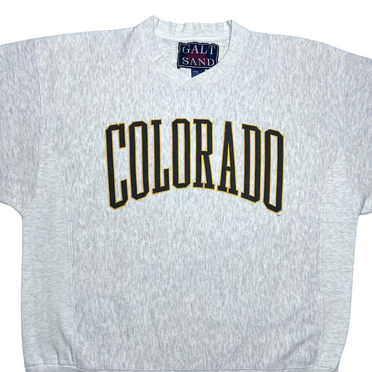 NCAA 1990s NCAA Colorado Buffaloes Galt Sand Arch Logo Sweatshirt Size US L / EU 52-54 / 3 - 4 Thumbnail
