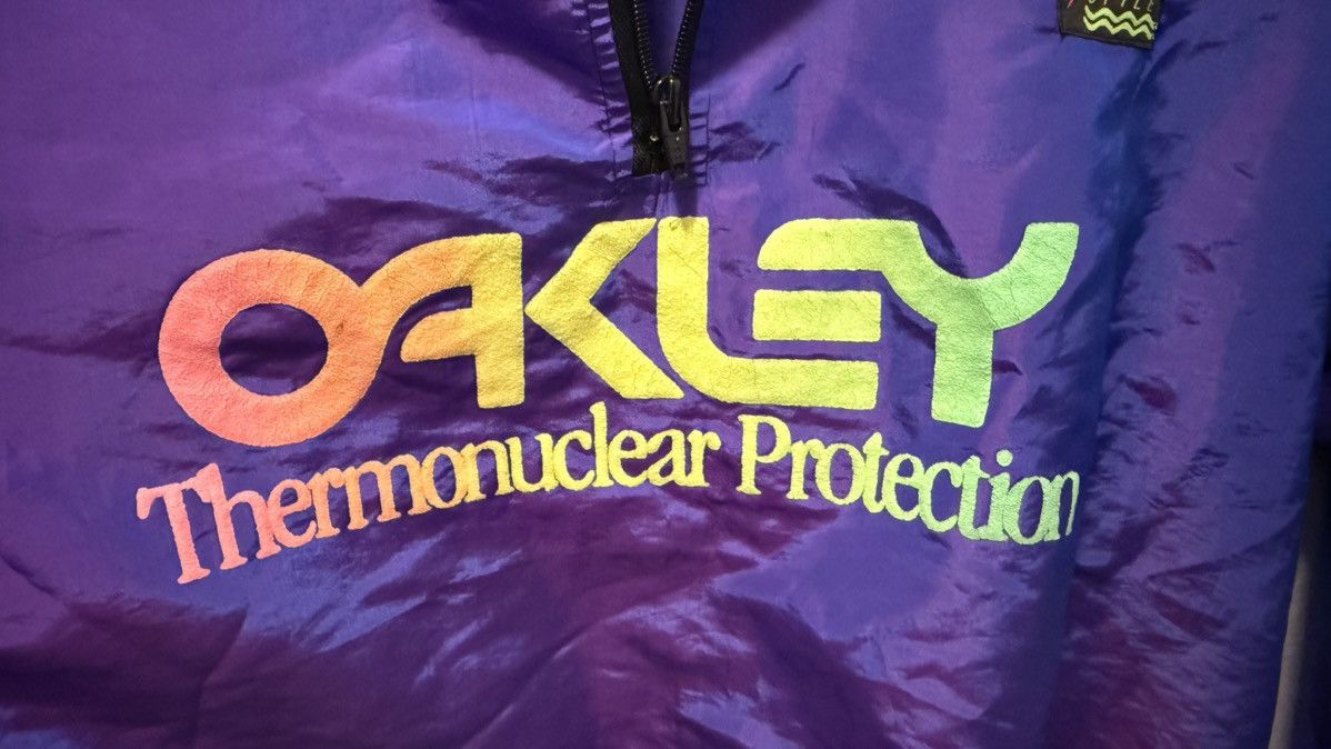 Oakley × Vintage Oakley x Surf Style 1/4 Zip Windbreaker Size US L / EU 52-54 / 3 - 6 Thumbnail