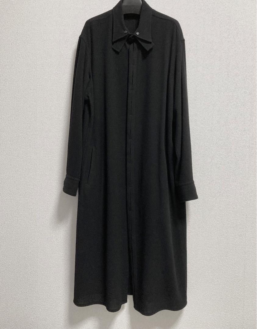 Image of Yohji Yamamoto Pour Homme Long Knit Jacket in Black, Men's (Size Small)