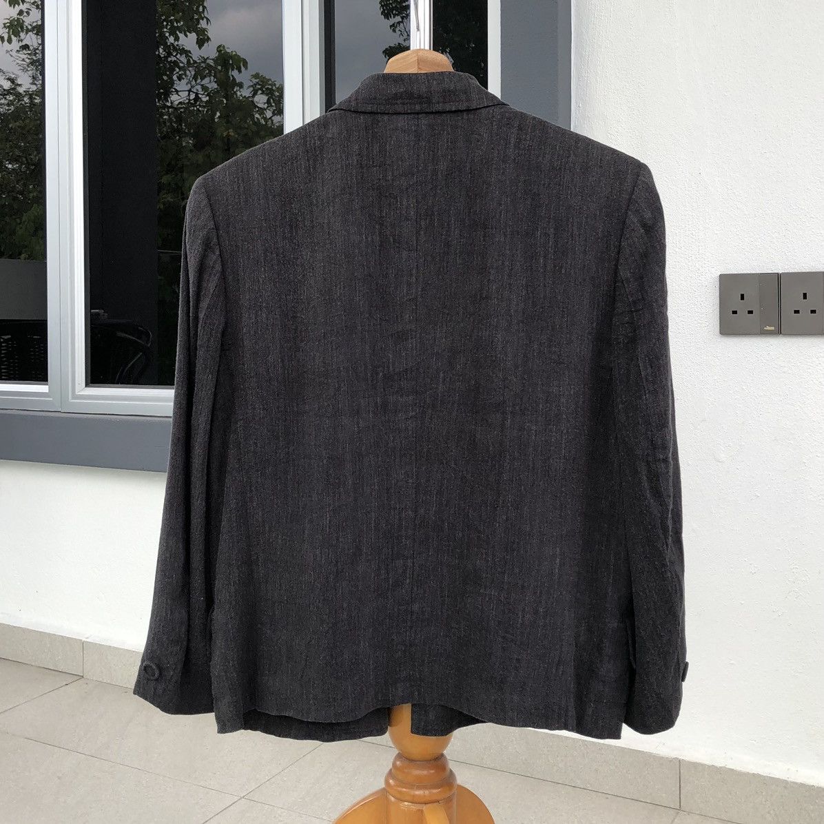 Comme des Garcons Comme des Garçons Trickot Silk Lined Blazer Jacket Size M / US 6-8 / IT 42-44 - 4 Thumbnail