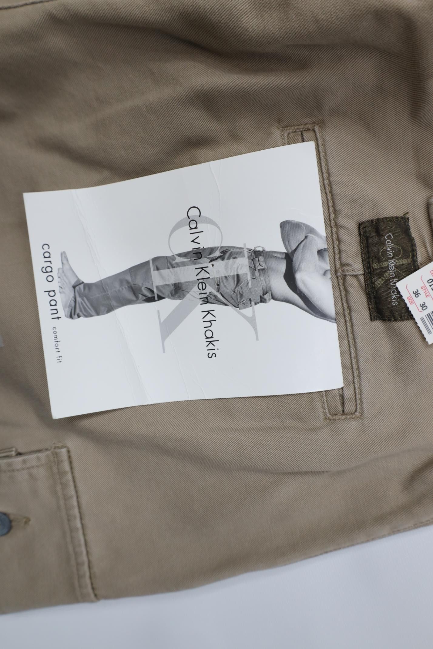 Calvin Klein Deadstock Vintage 90s Y2K Calvin Klein Wide Leg Cargo Pants Size US 36 / EU 52 - 13 Thumbnail