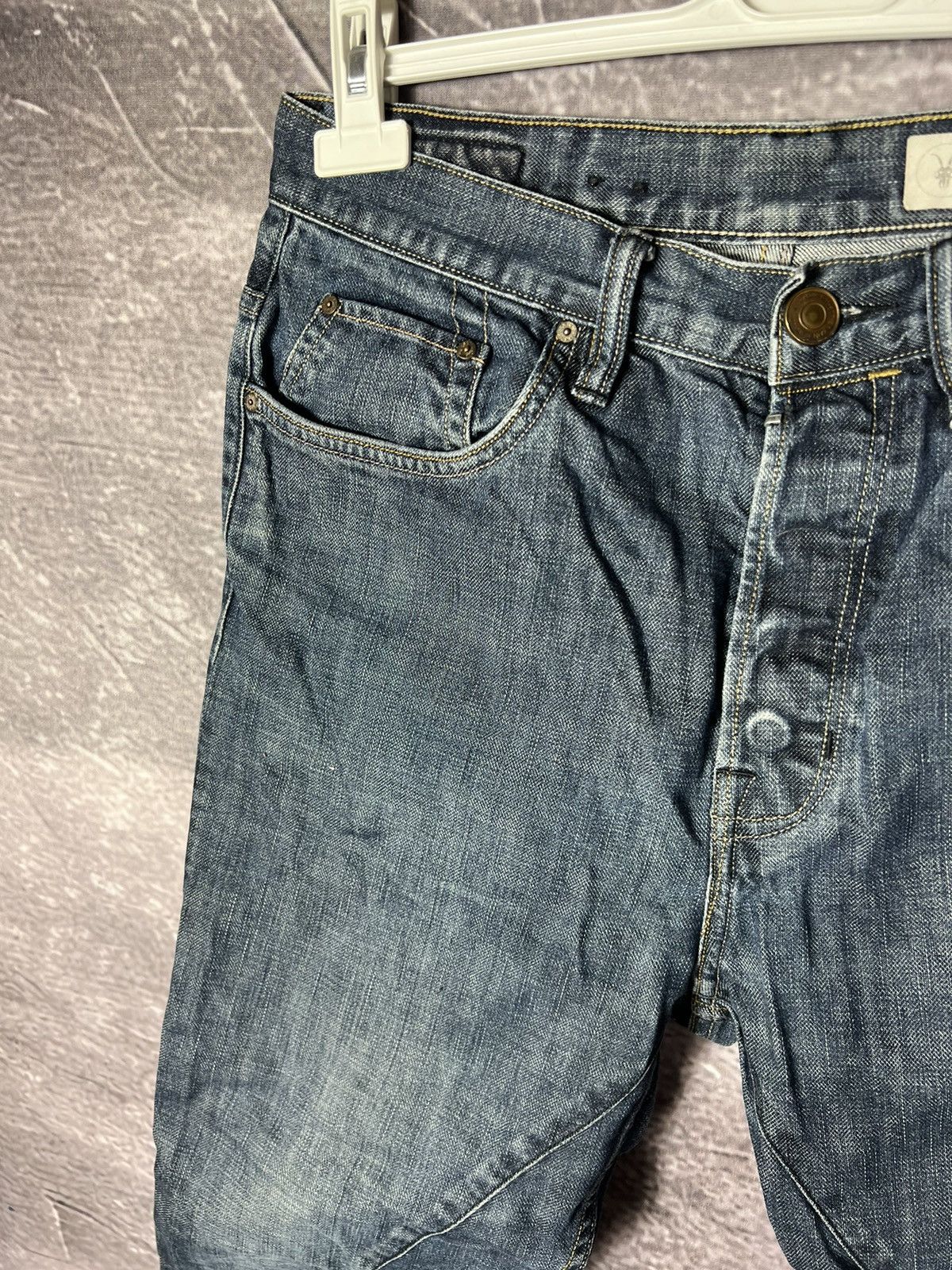 Allsaints AllSaints Yawa Short Kick Denim Pants Size US 30 / EU 46 - 3 Thumbnail