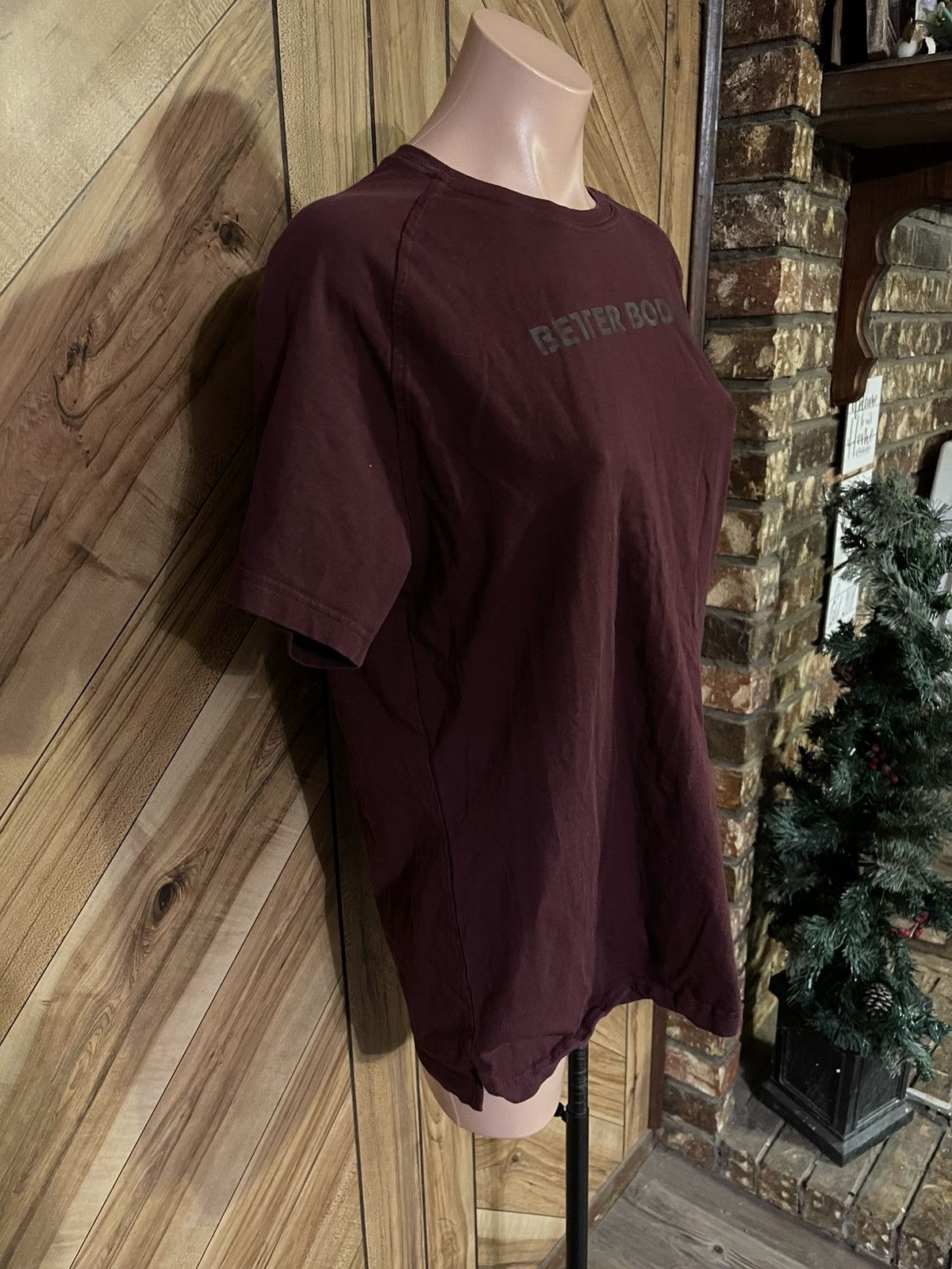 Other Better Bodies Men’s Large Burgundy Gym Tapered Tee Size US L / EU 52-54 / 3 - 4 Thumbnail