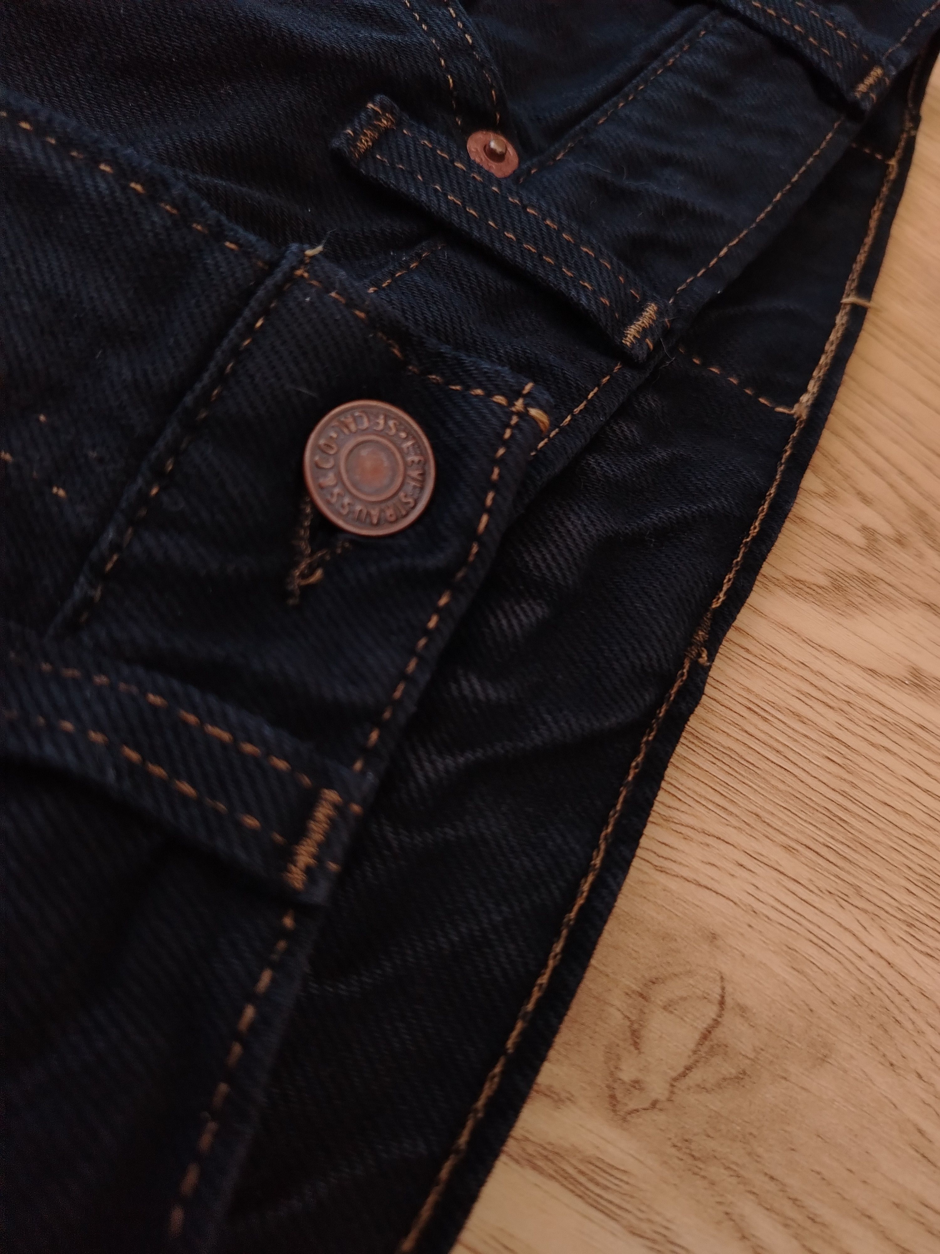 Levi's Levis 517 Jeans Bootcut Super Black USA Size US 31 - 7 Thumbnail