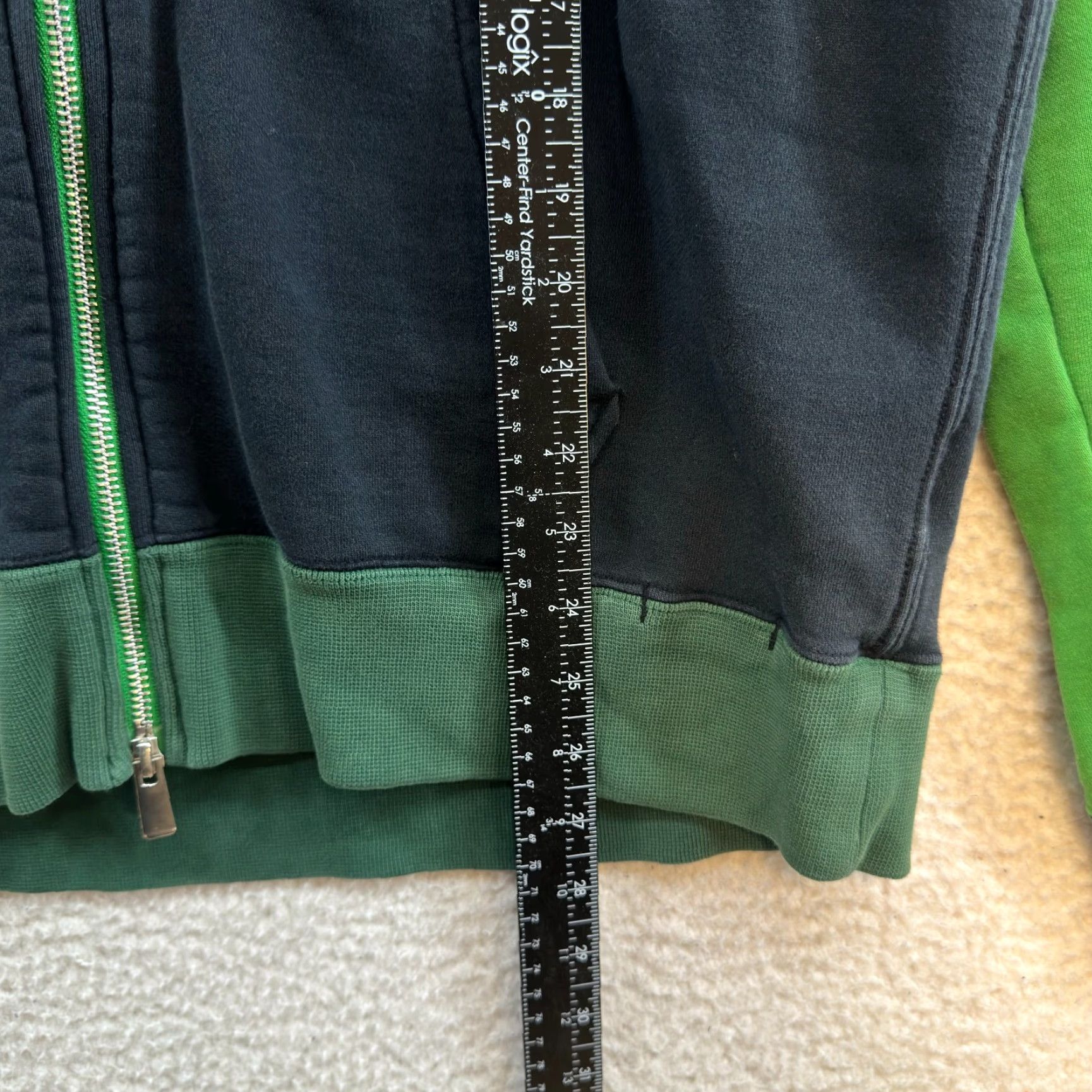 Nike Y2K Vintage Nike Hoodie Sweatshirt Sweater Jacket L Large Green Black Skater Mens Size US L / EU 52-54 / 3 - 6 Thumbnail