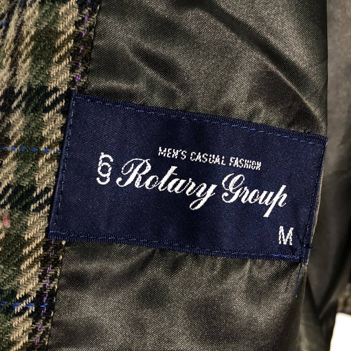 Issey Miyake 📌Vintage Bomber Jacket Rotary Enough Tartan Design Size US M / EU 48-50 / 2 - 19 Thumbnail