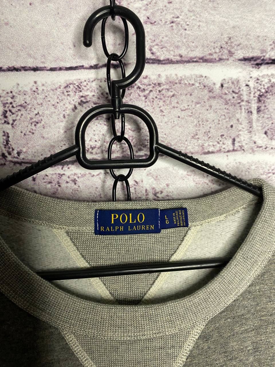 Polo Ralph Lauren Men's Polo Ralph Lauren Big Spell Out Logo Sweatshirt Size US L / EU 52-54 / 3 - 3 Thumbnail